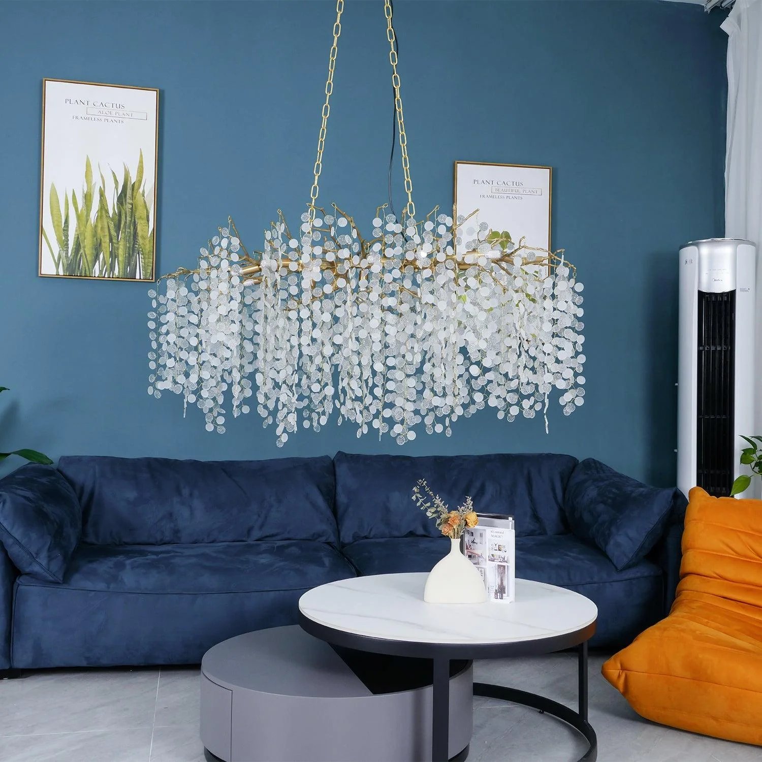 Lustra Pendant Lamp Crystal Dewdrop - Image 59