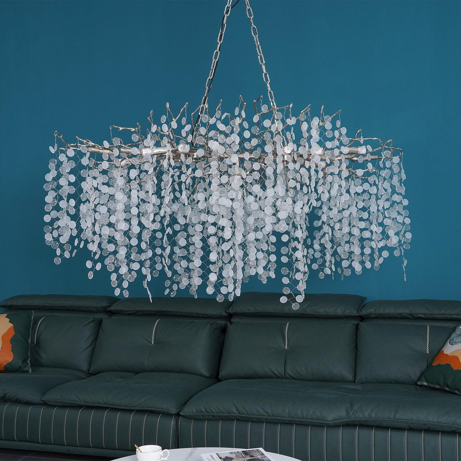 Lustra Pendant Lamp Crystal Dewdrop - Image 60
