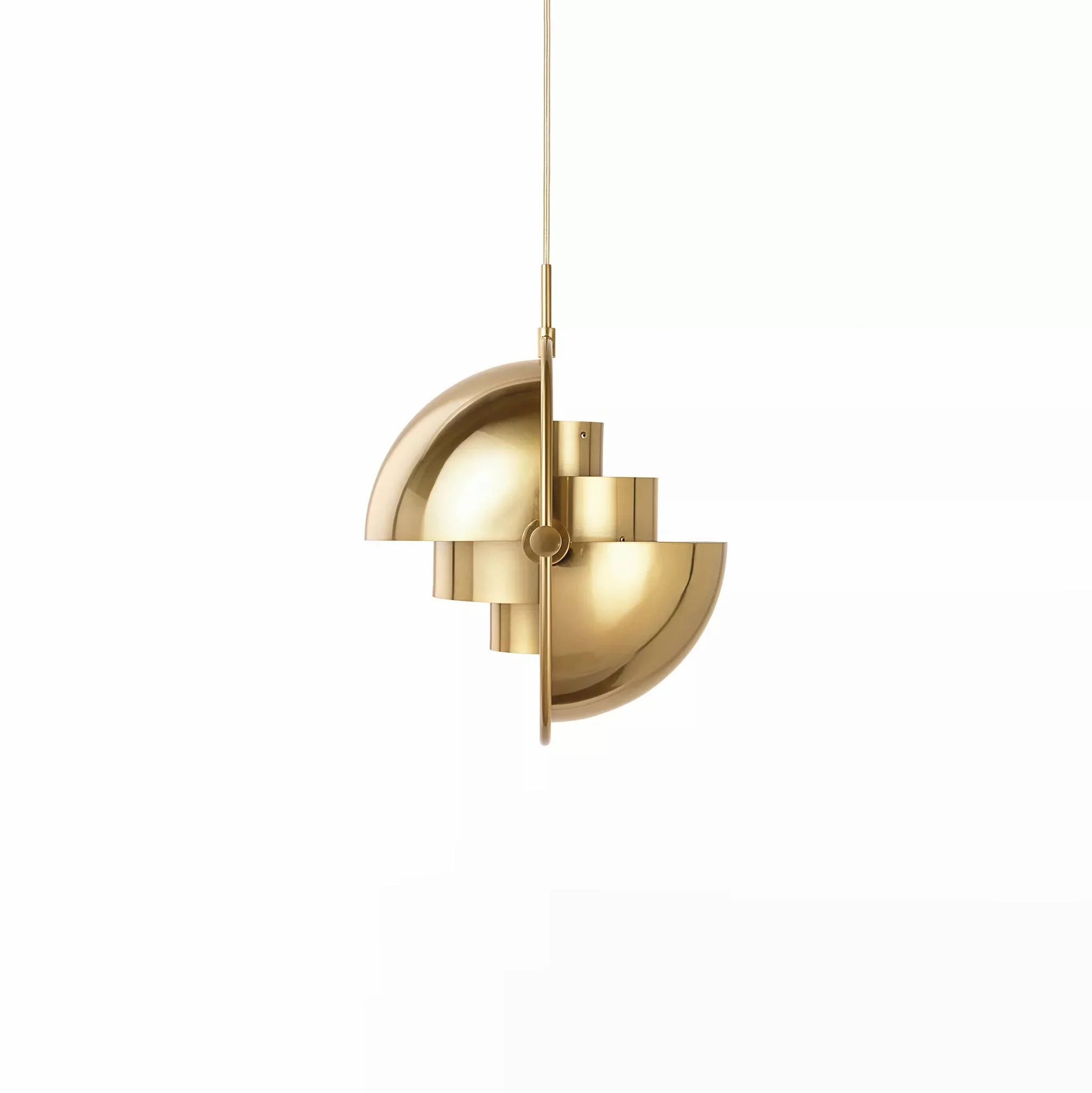 Lustra Pendant Lamp Deformed Ball Golden - Image 106
