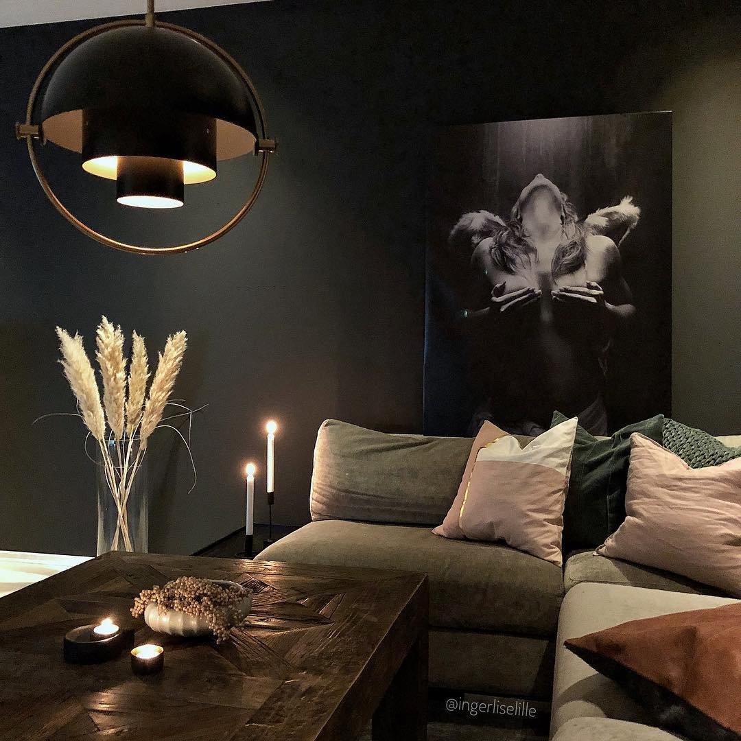 Lustra Pendant Lamp Deformed Ball Golden - Image 120