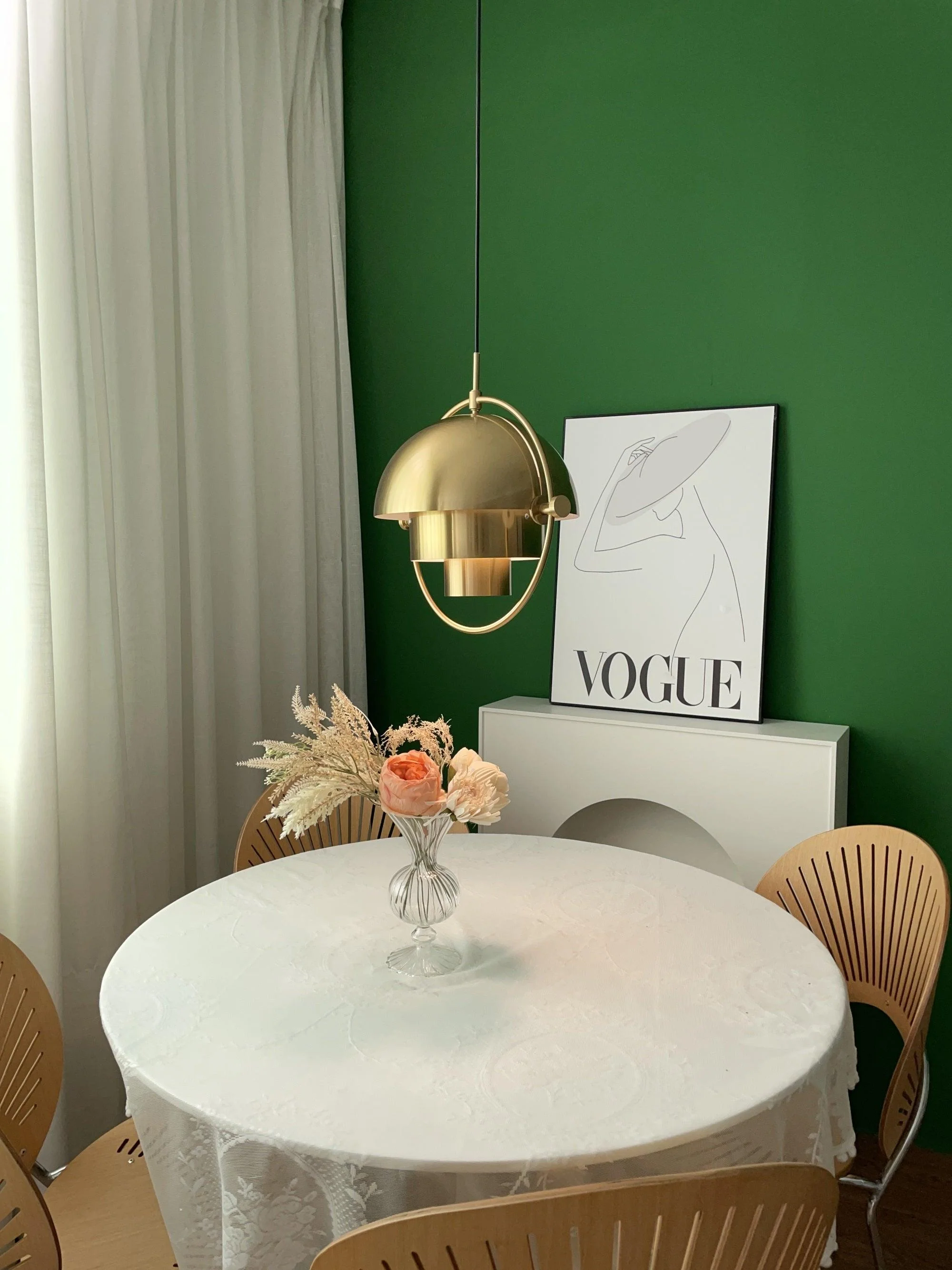 Lustra Pendant Lamp Deformed Ball Golden - Image 132
