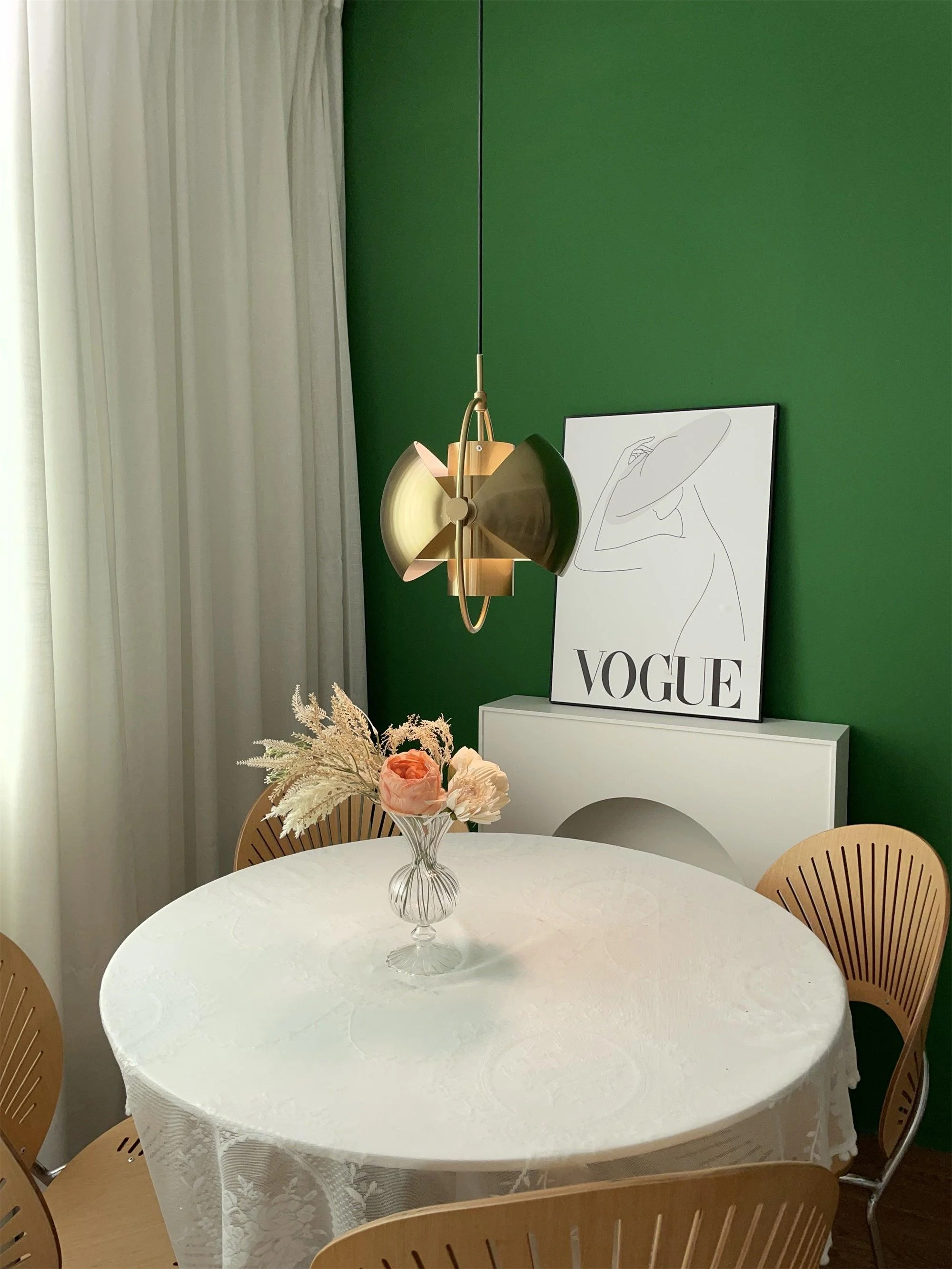 Lustra Pendant Lamp Deformed Ball Golden - Image 134