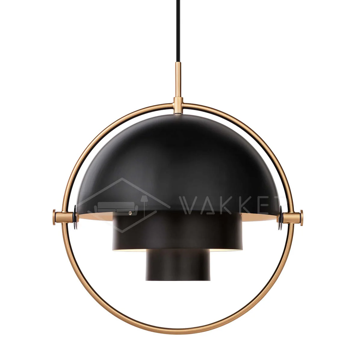 Lustra Pendant Lamp Deformed Ball Golden - Image 146