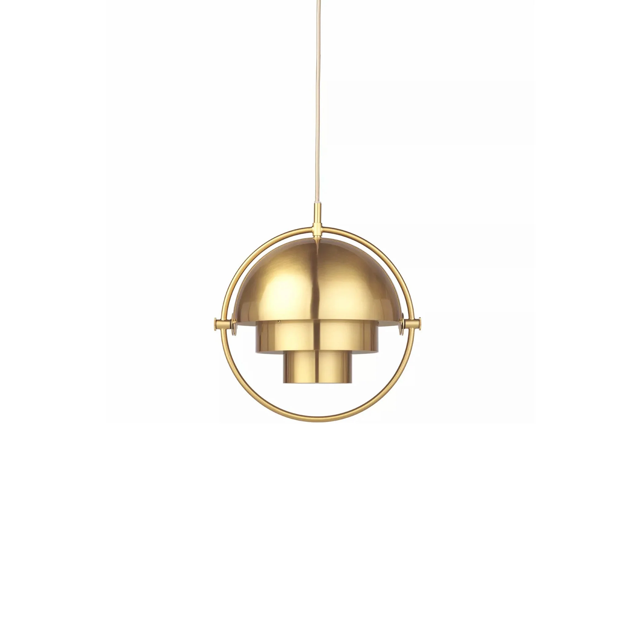 Lustra Pendant Lamp Deformed Ball Golden - Image 57