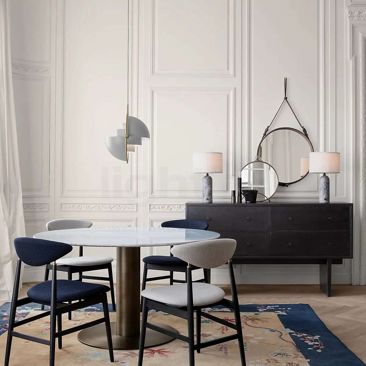 Lustra Pendant Lamp Deformed Ball Golden - Image 69