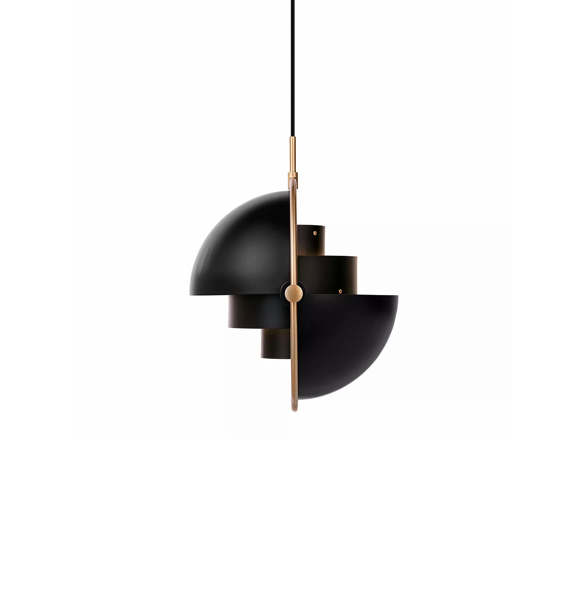 Lustra Pendant Lamp Deformed Ball Golden - Image 78