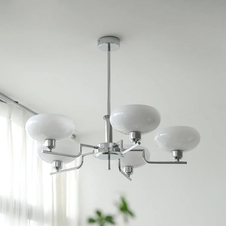 Lustra Pendant Lamp Glass Globe Brass Frame - Image 23