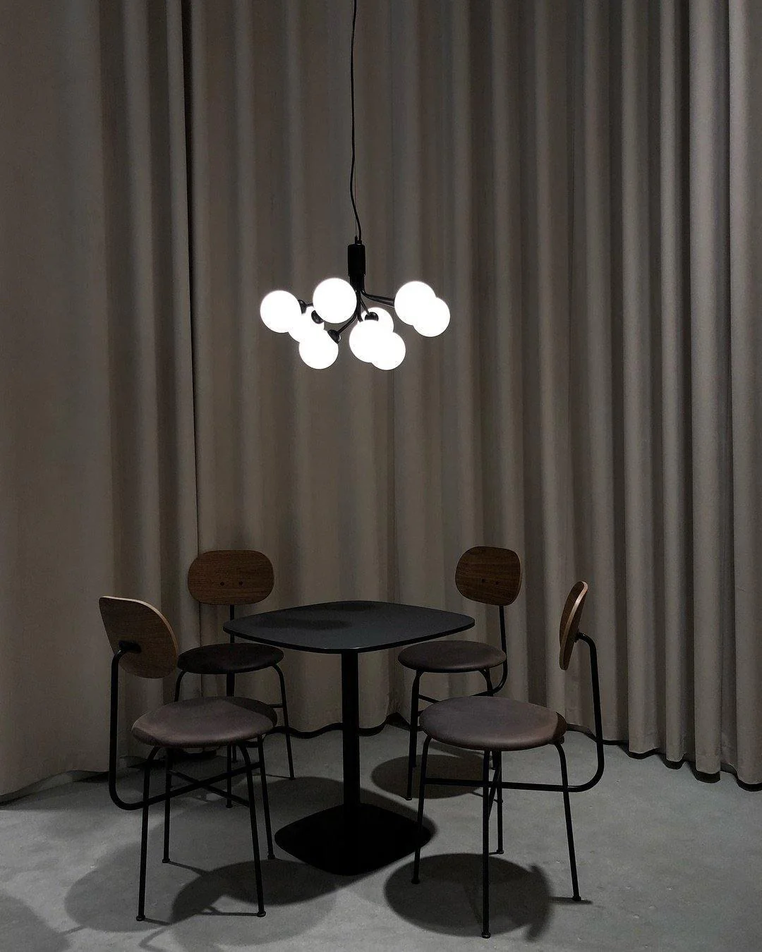 Lustra Pendant Lamp Glass Globe Cluster Brass - Image 10