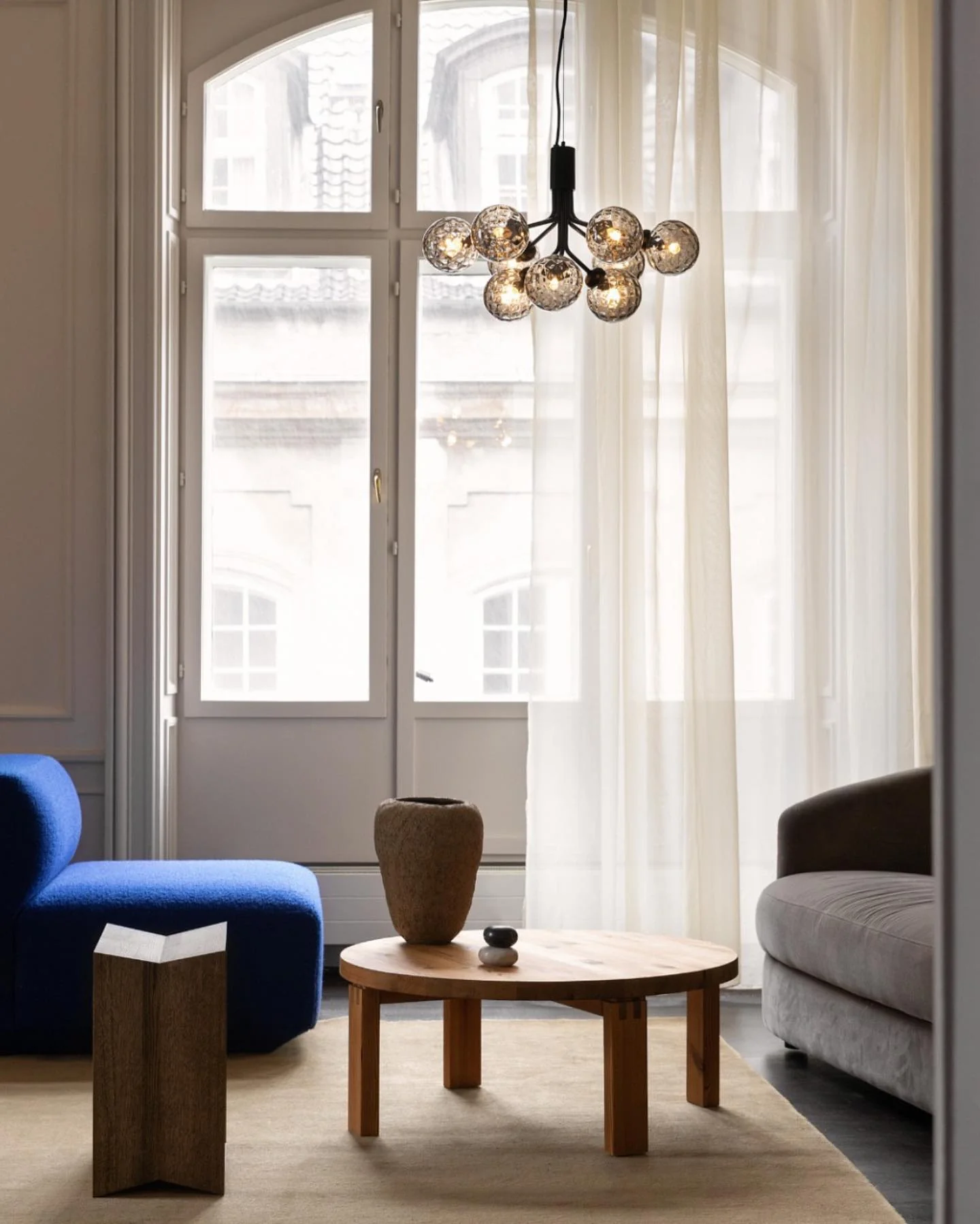 Lustra Pendant Lamp Glass Globe Cluster Brass - Image 26
