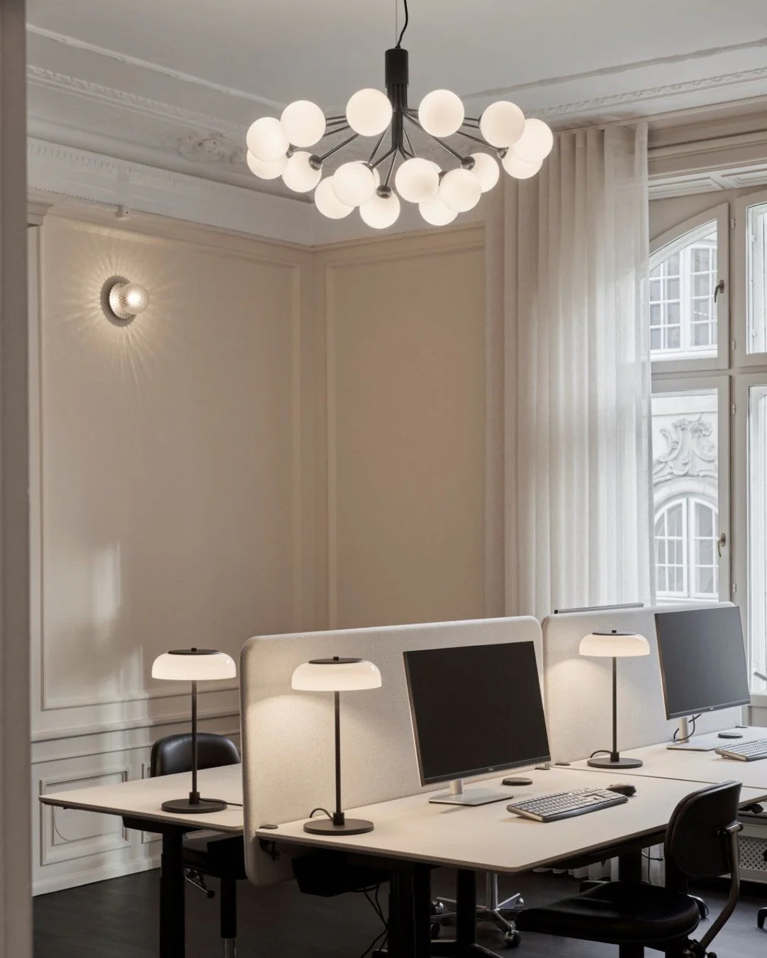 Lustra Pendant Lamp Glass Globe Cluster Brass - Image 52