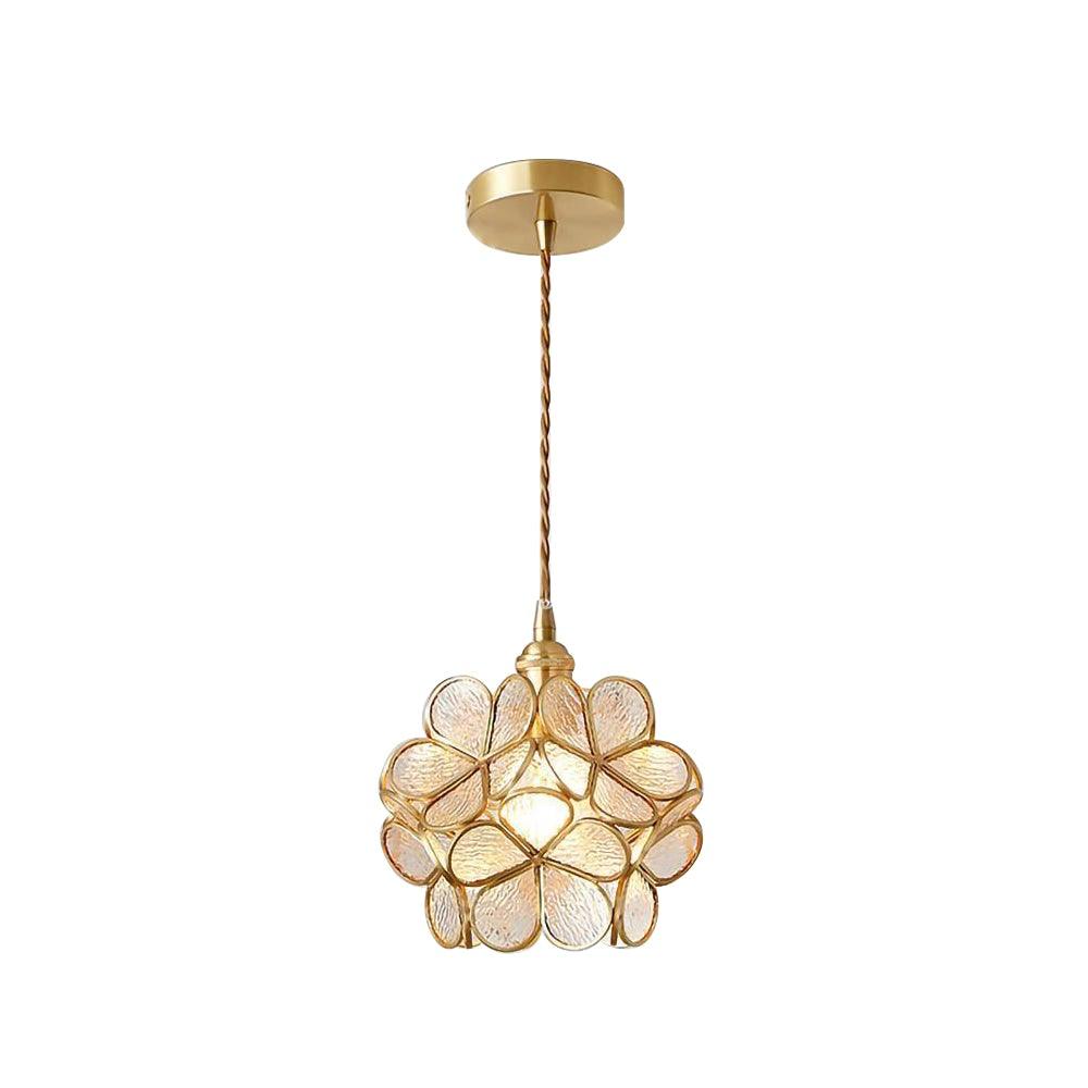 Lustra Pendant Lamp Glass Petal Shaped Kitchen - Image 21
