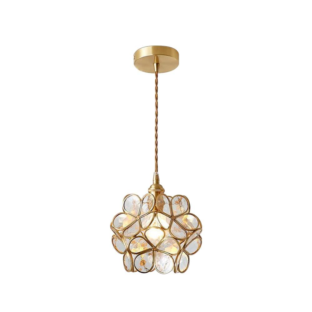 Lustra Pendant Lamp Glass Petal Shaped Kitchen - Image 22