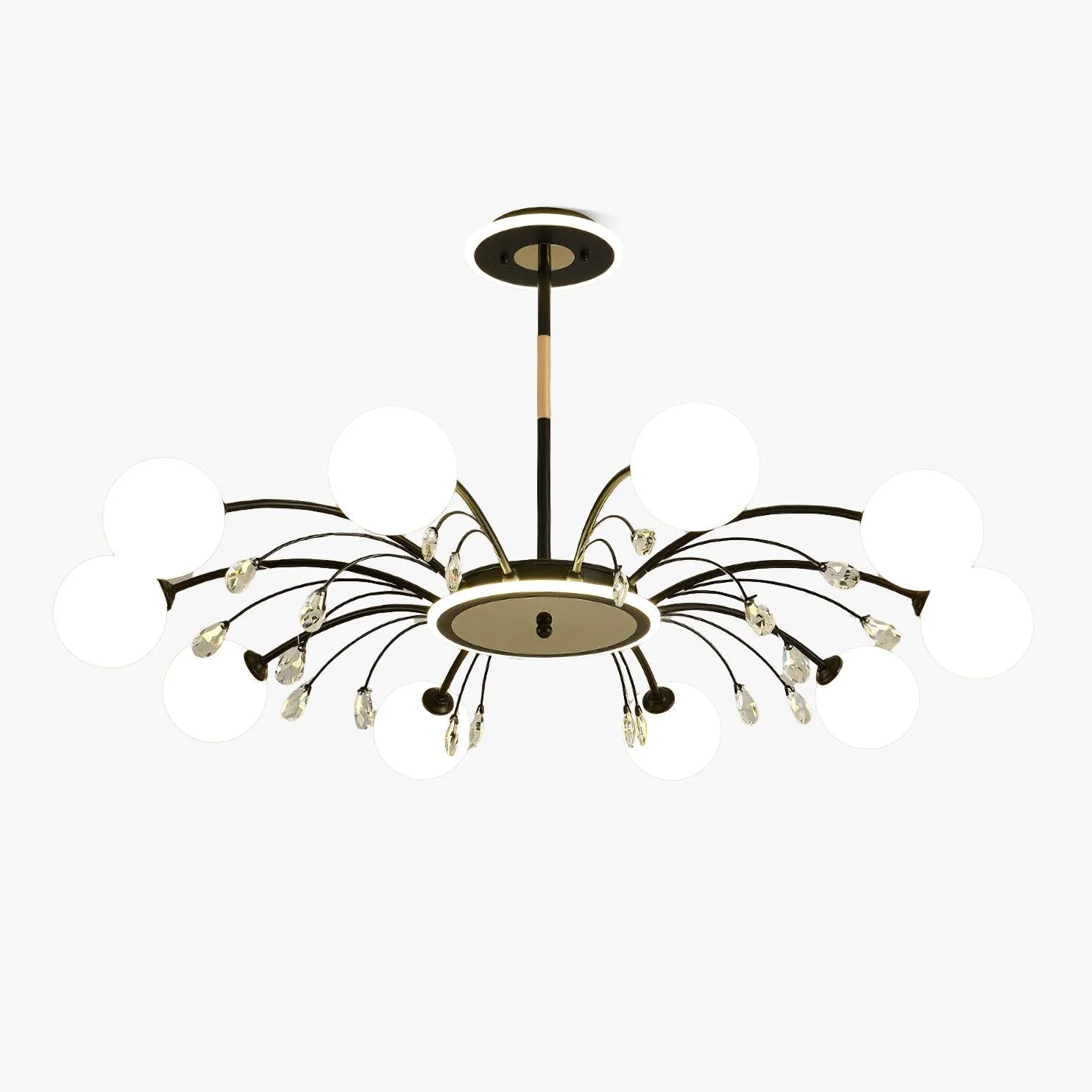 Lustra Pendant Lamp Glass Raindrop