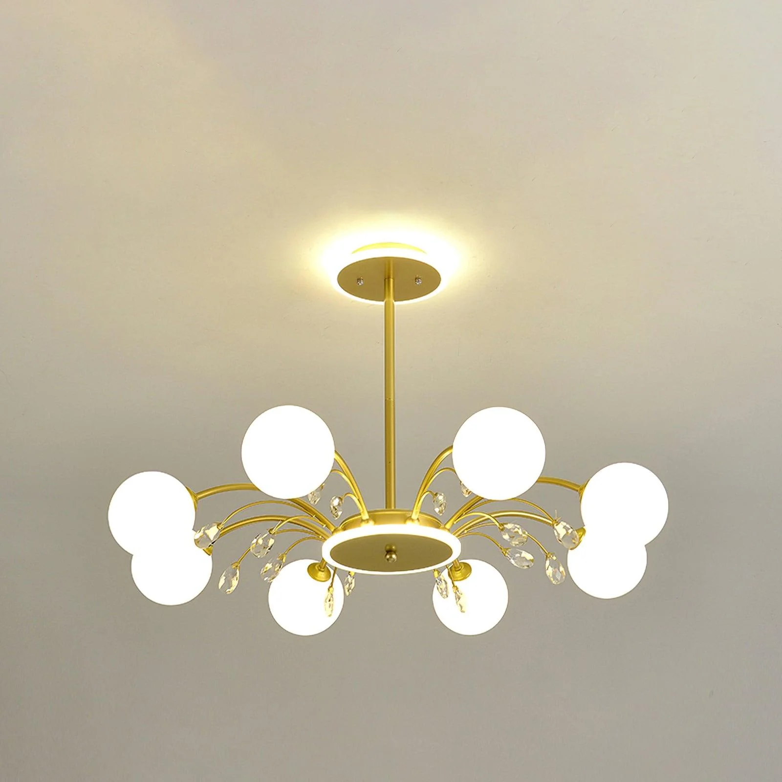 Lustra Pendant Lamp Glass Raindrop - Image 11