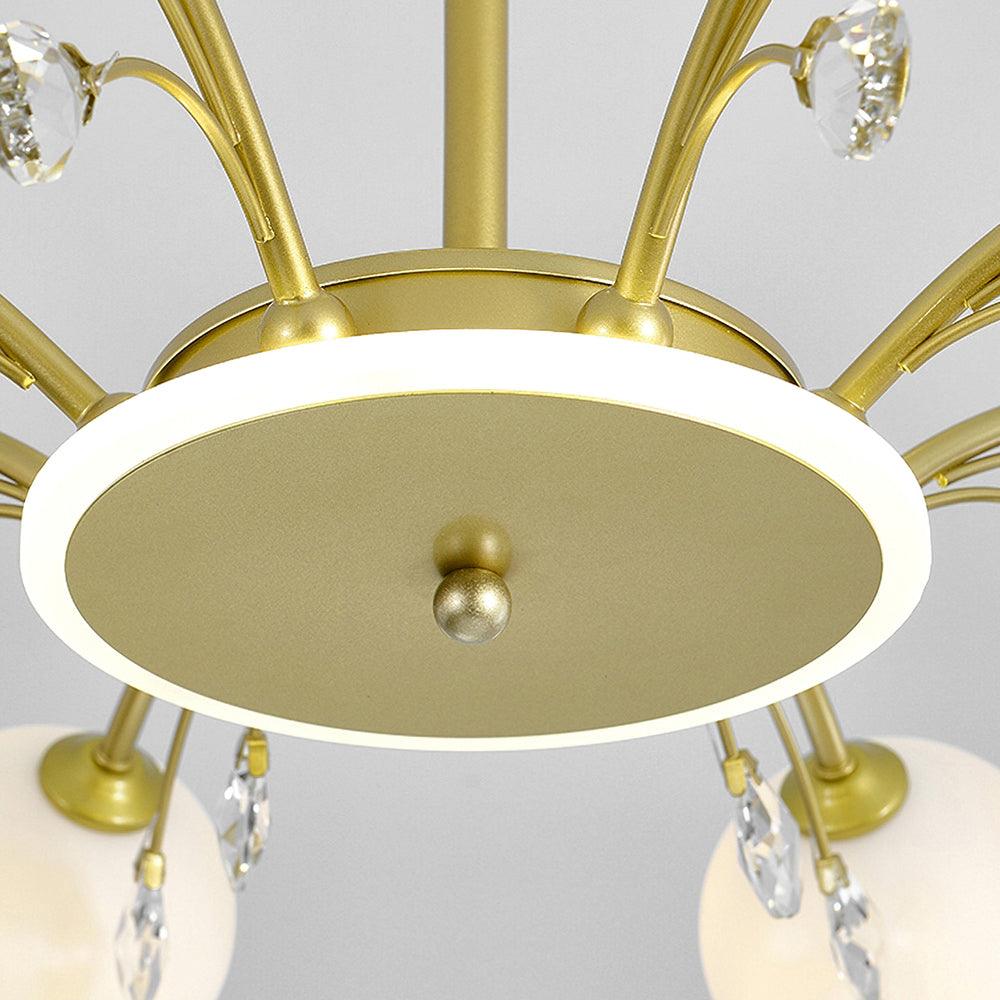 Lustra Pendant Lamp Glass Raindrop - Image 12