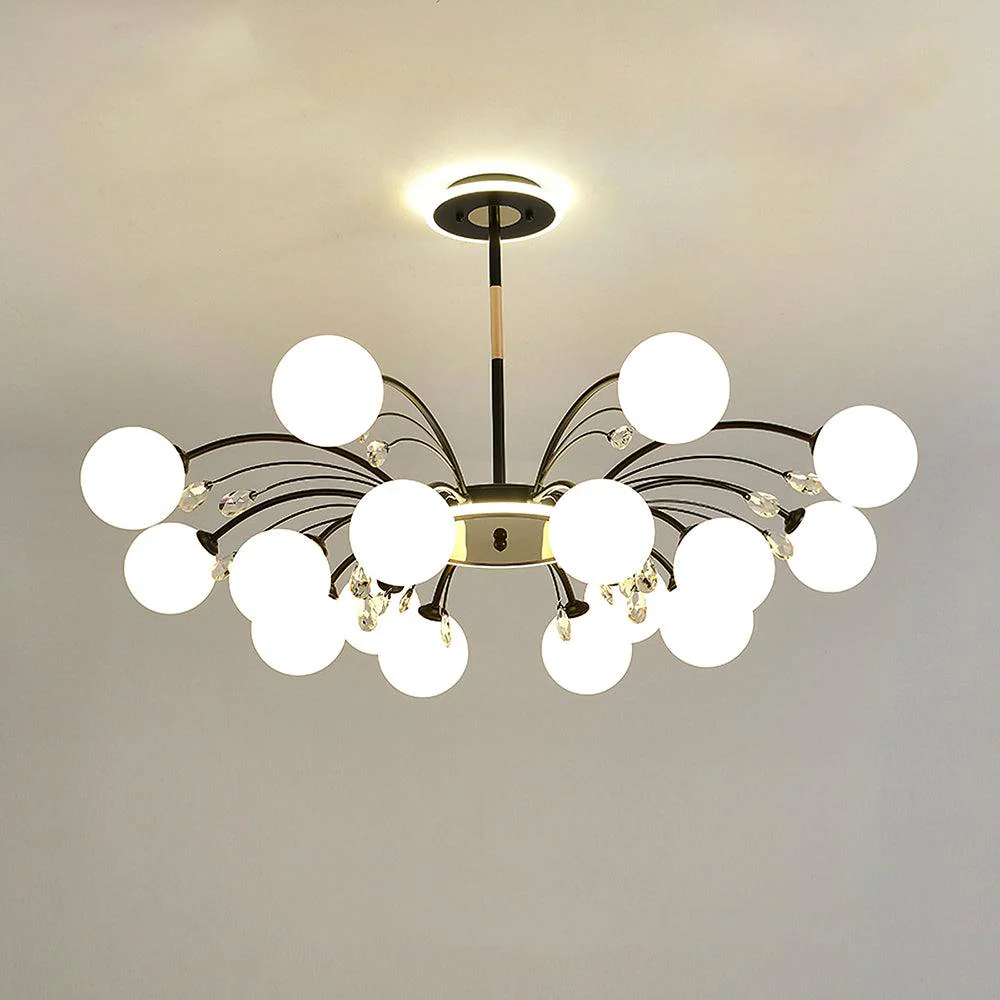 Lustra Pendant Lamp Glass Raindrop - Image 2