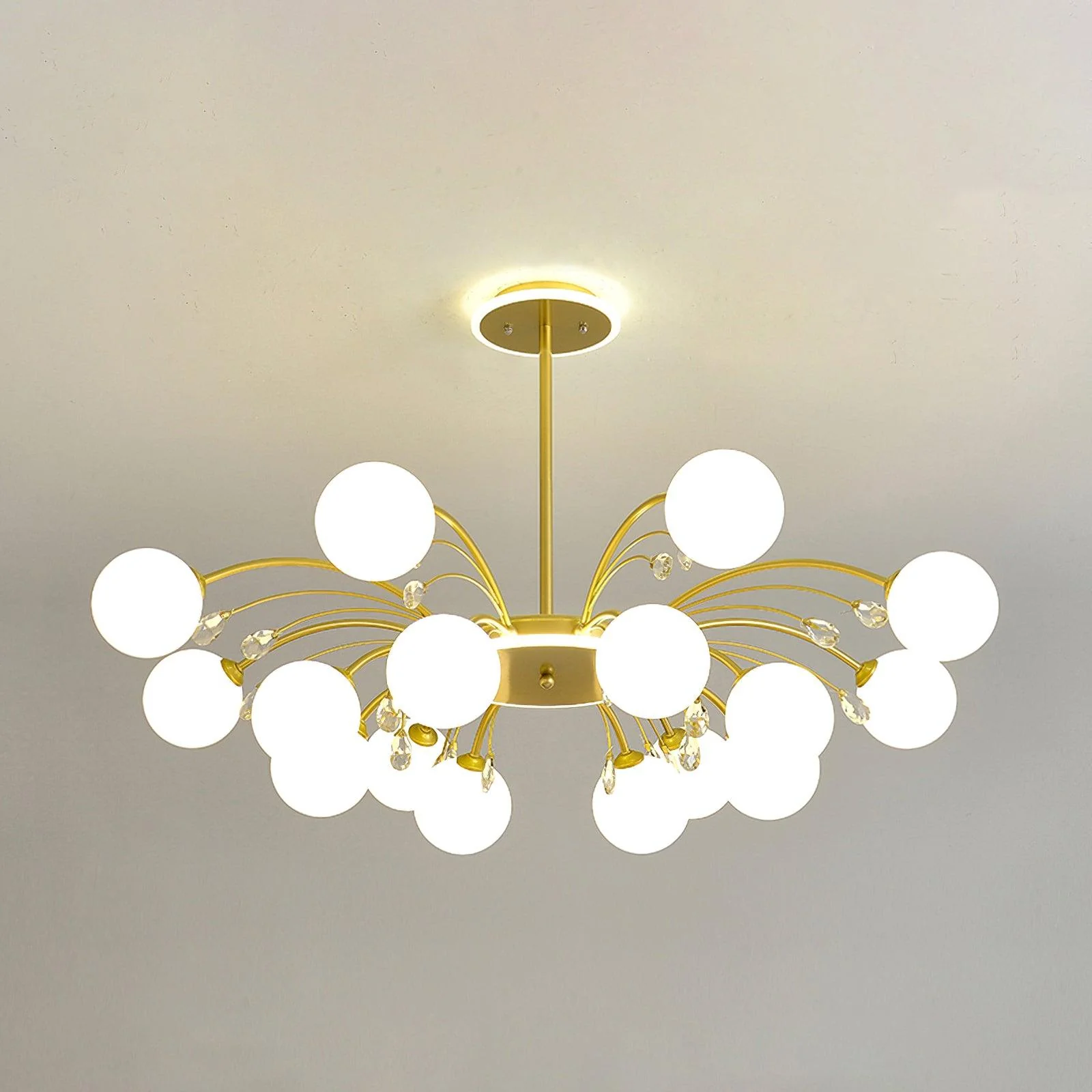 Lustra Pendant Lamp Glass Raindrop - Image 8