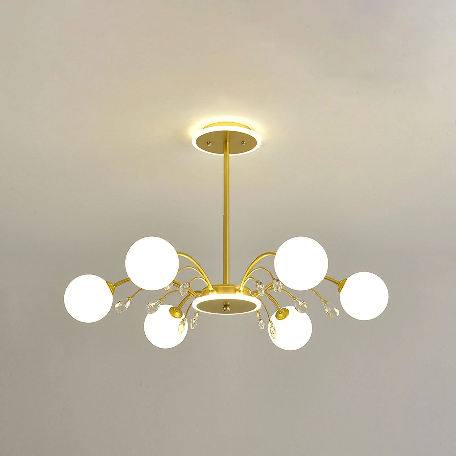 Lustra Pendant Lamp Glass Raindrop - Image 9