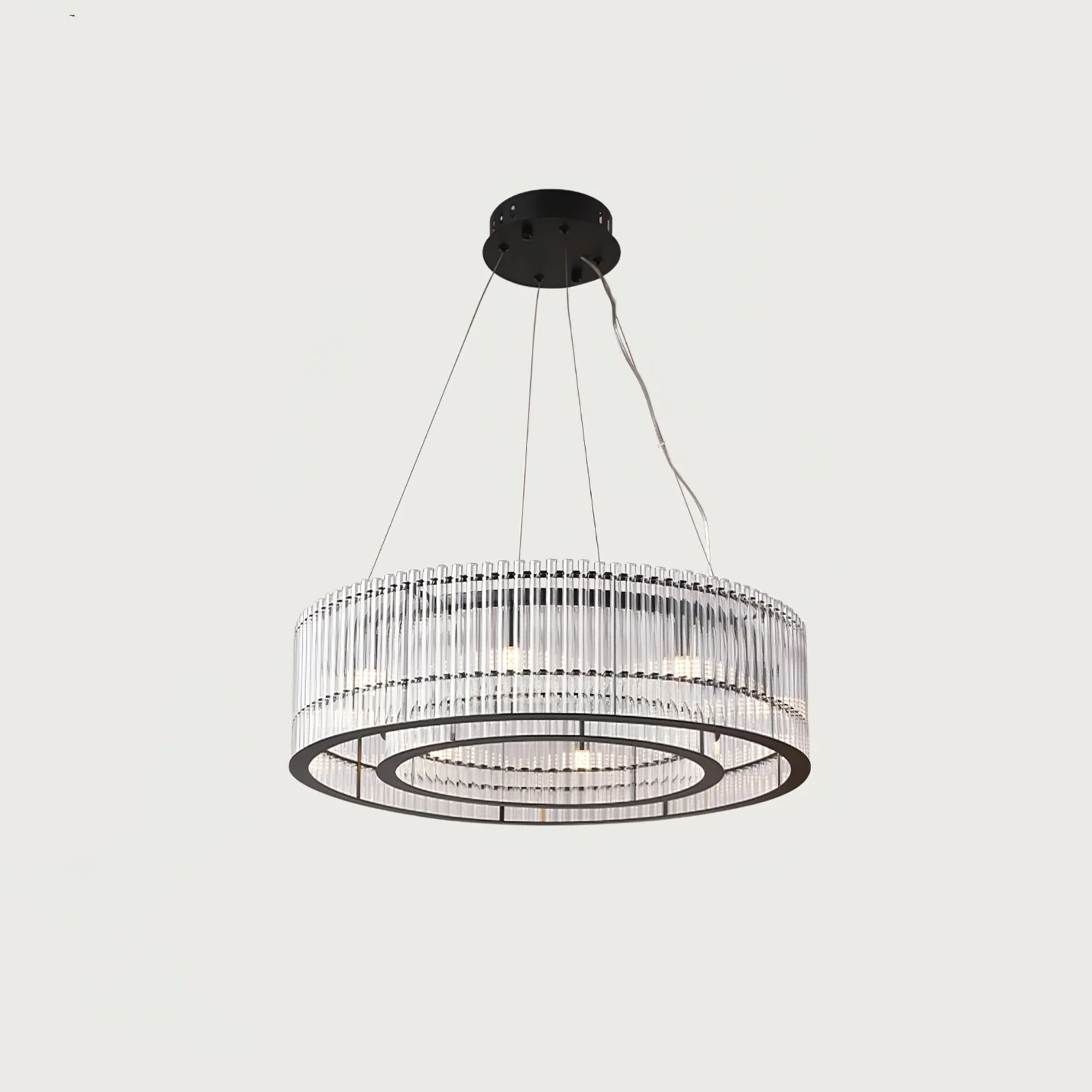 Lustra Pendant Lamp Glass Tube Ring Modern Luxury - Image 15