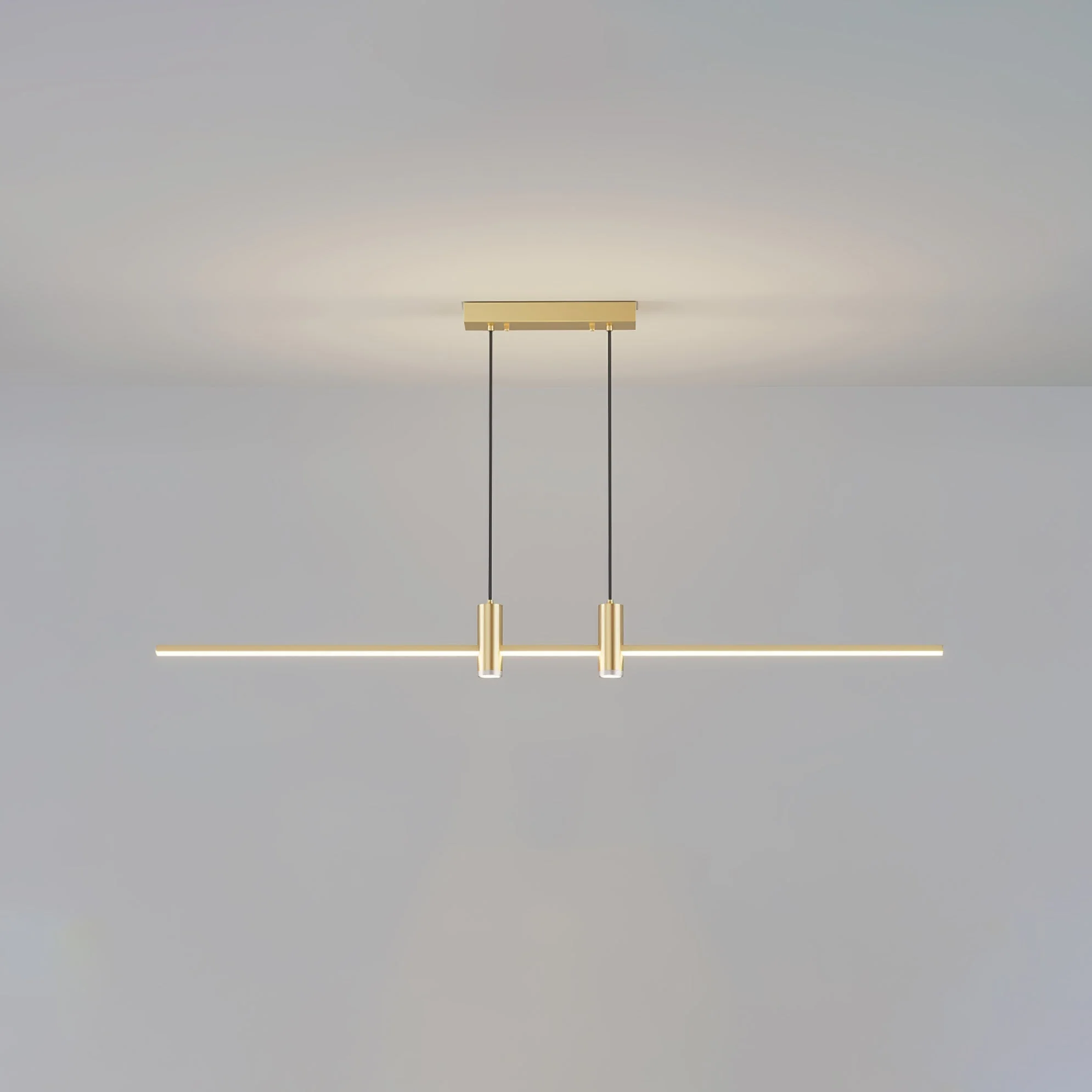 Lustra Pendant Lamp Gold Minimalist for Dining - Image 6