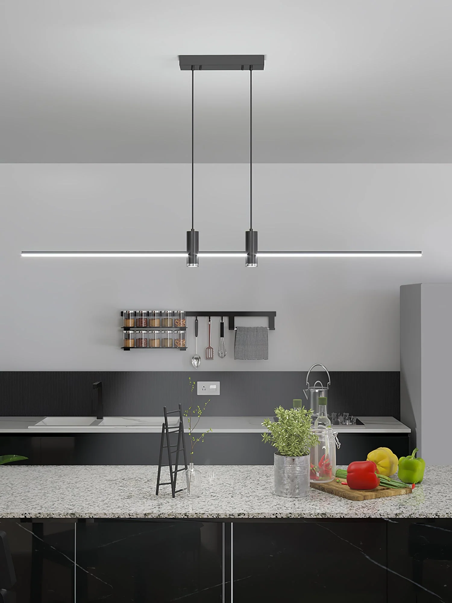 Lustra Pendant Lamp Gold Minimalist for Dining - Image 7