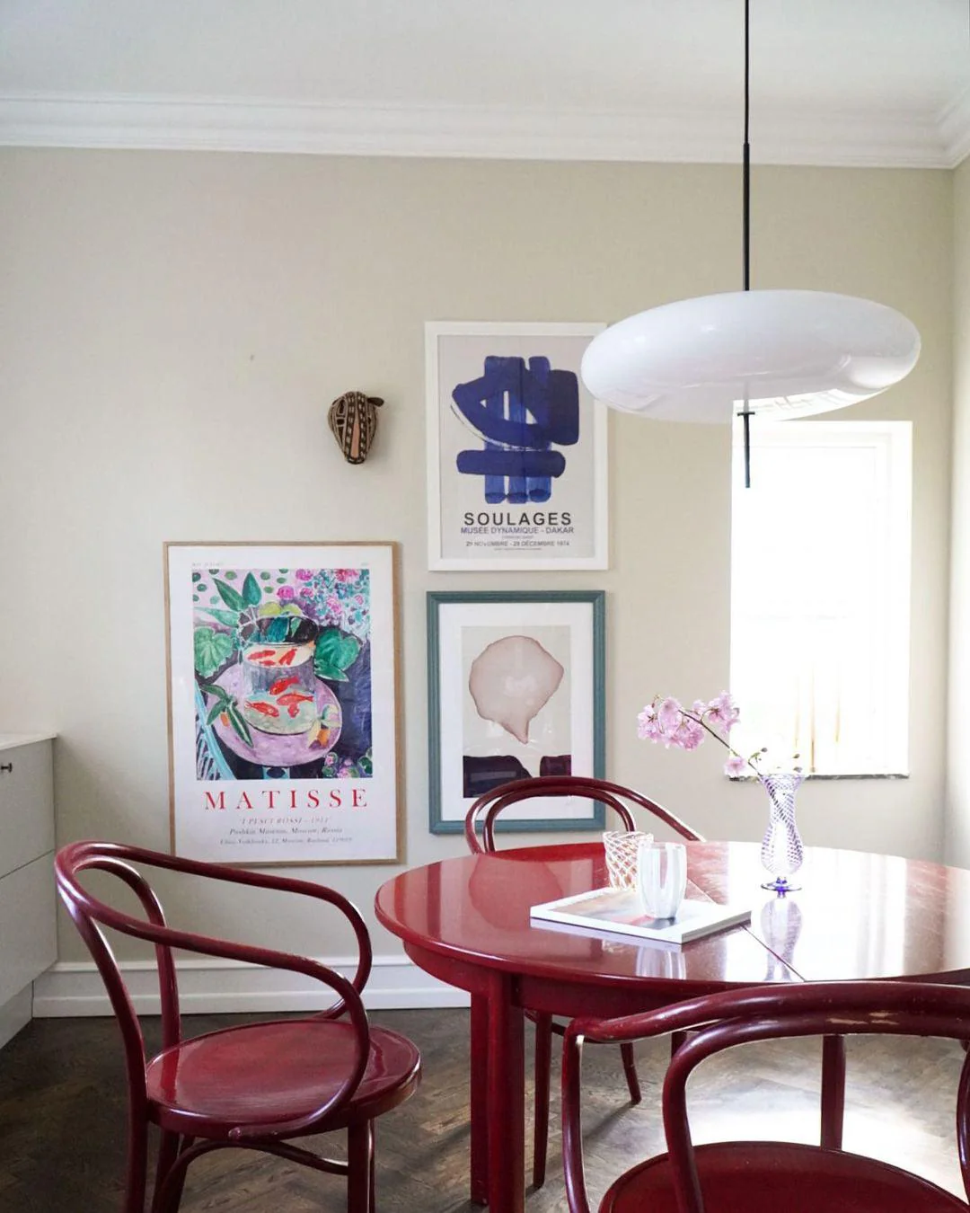 Lustra Pendant Lamp Joined Black-Painted for Living Room - Image 15