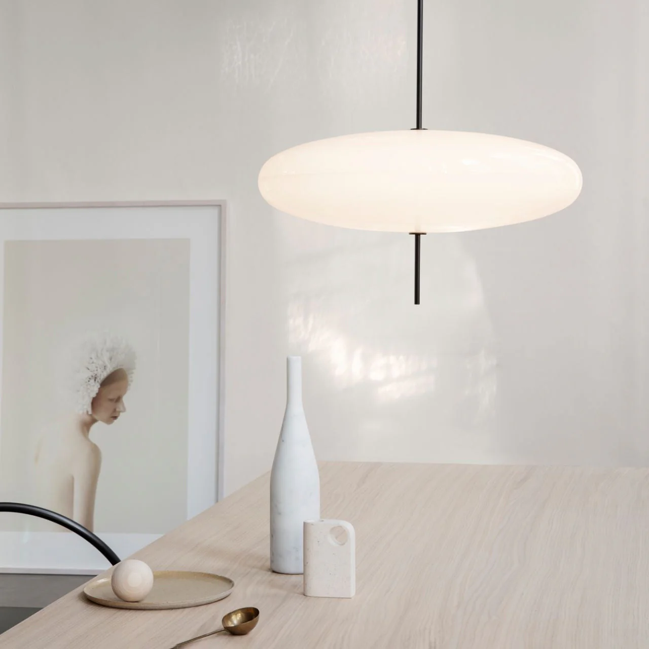 Lustra Pendant Lamp Joined Black-Painted for Living Room - Image 32