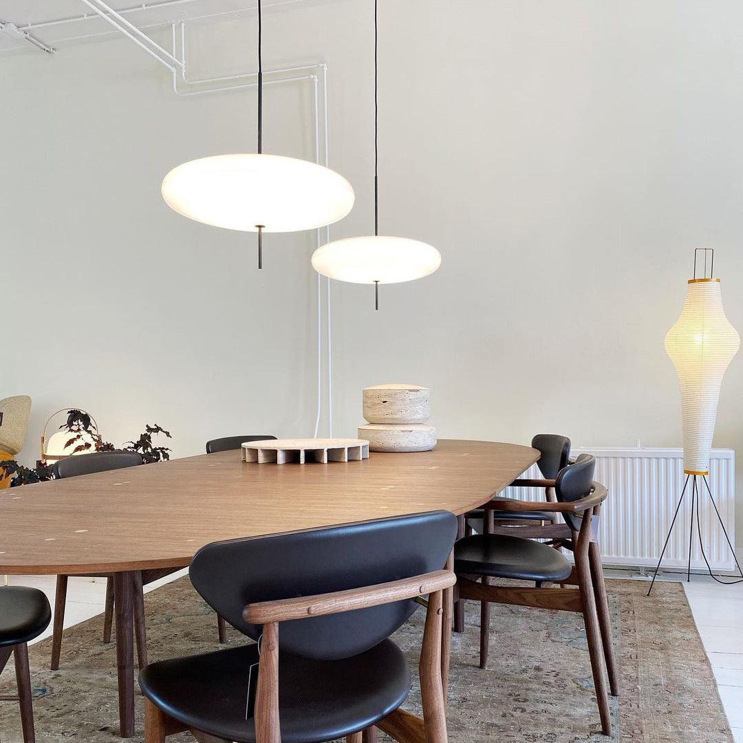 Lustra Pendant Lamp Joined Black-Painted for Living Room - Image 44