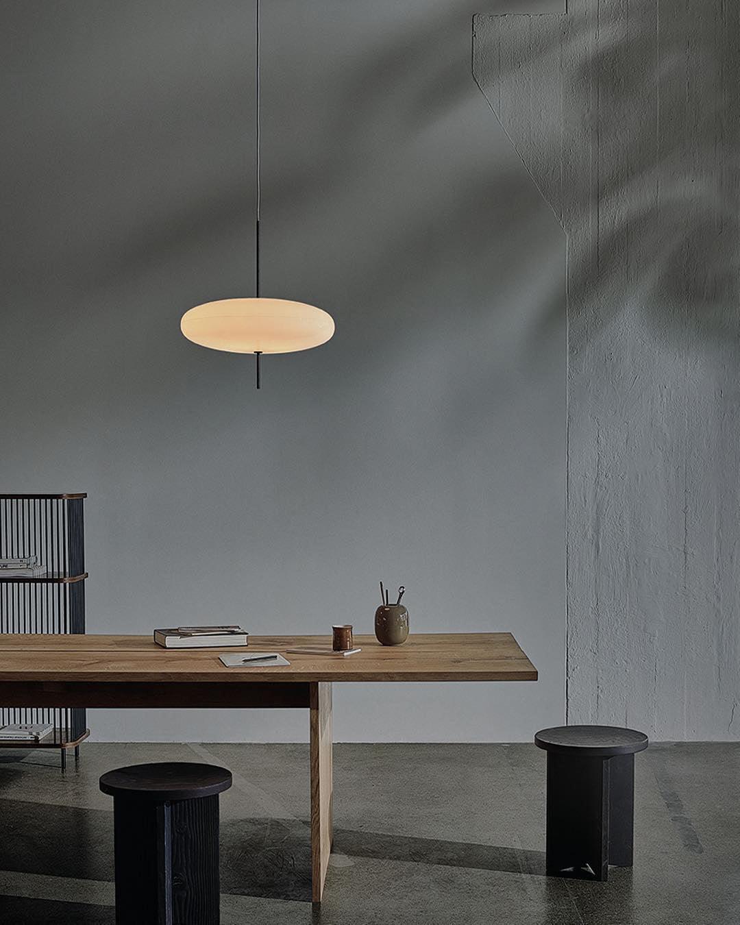 Lustra Pendant Lamp Joined Black-Painted for Living Room - Image 47