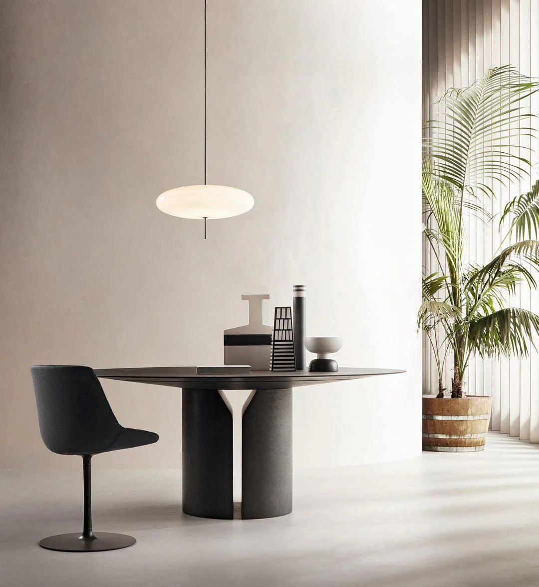 Lustra Pendant Lamp Joined Black-Painted for Living Room - Image 49