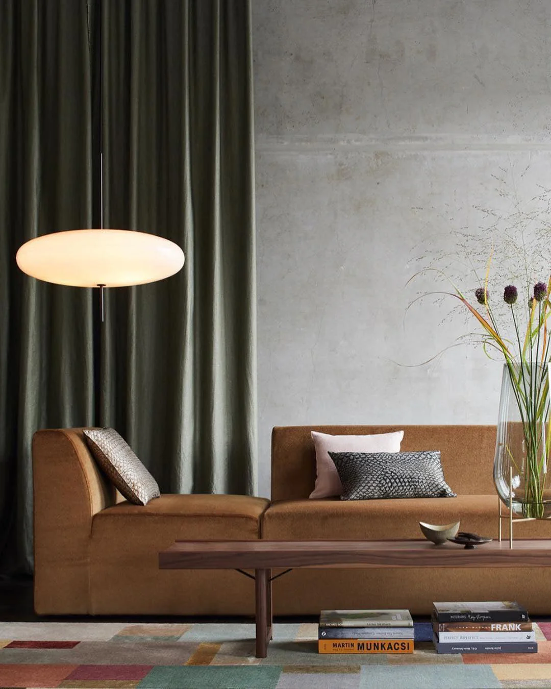 Lustra Pendant Lamp Joined Black-Painted for Living Room - Image 5