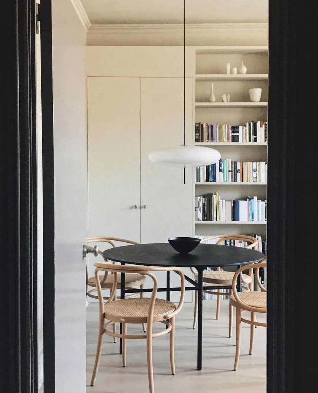 Lustra Pendant Lamp Joined Black-Painted for Living Room - Image 51