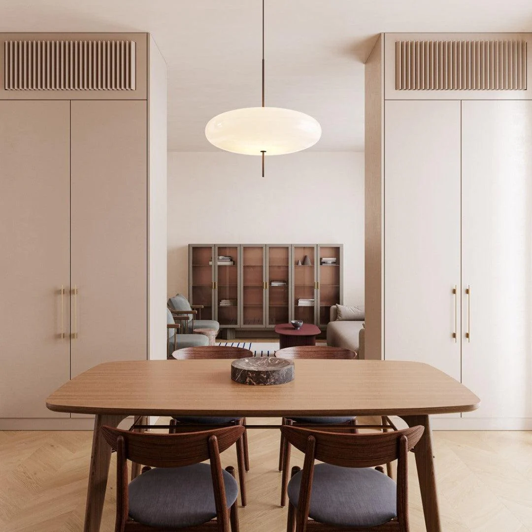 Lustra Pendant Lamp Joined Black-Painted for Living Room - Image 56
