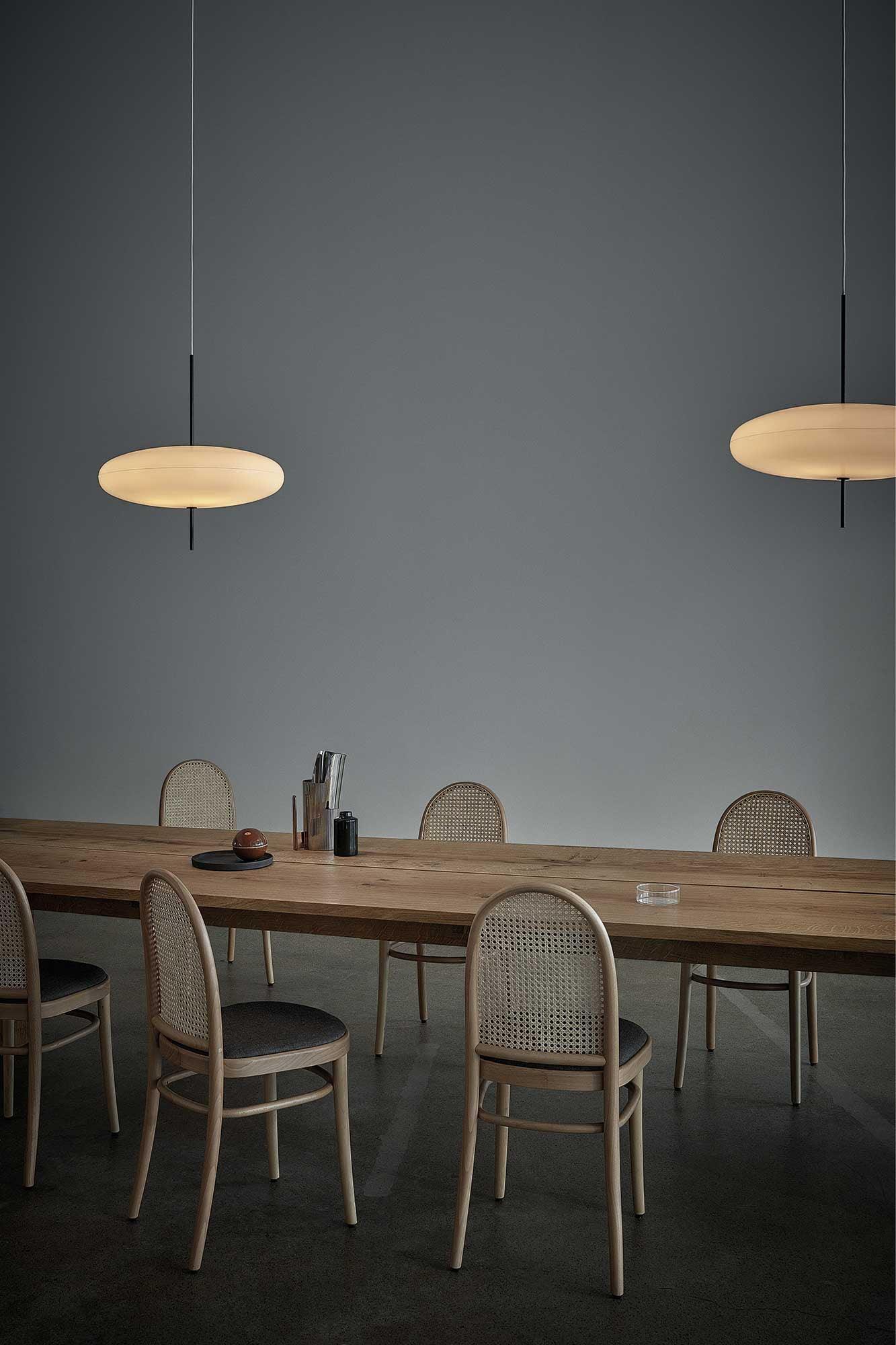 Lustra Pendant Lamp Joined Black-Painted for Living Room - Image 59