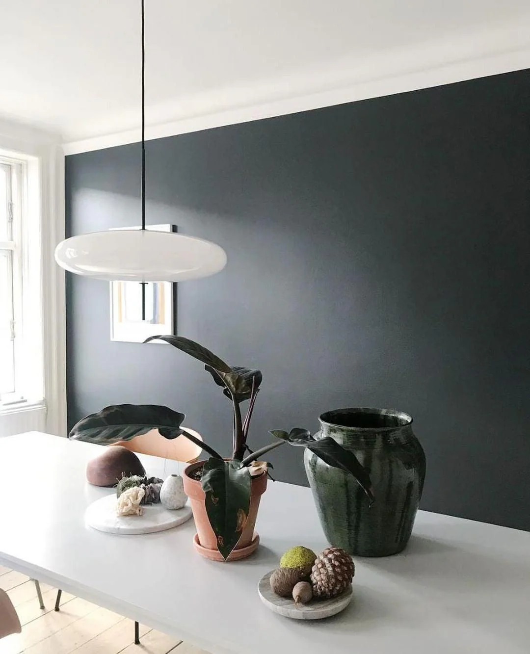 Lustra Pendant Lamp Joined Black-Painted for Living Room - Image 7