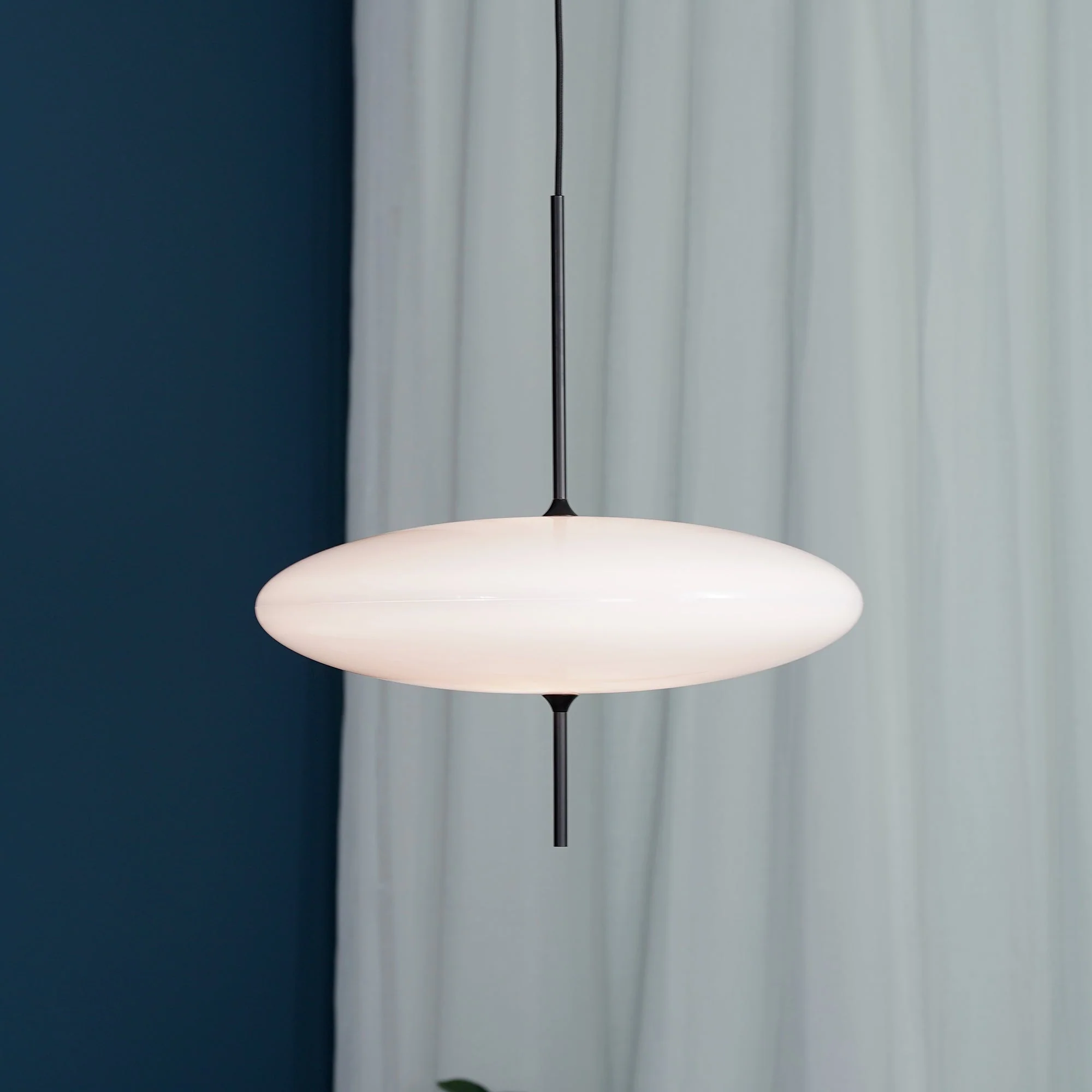 Lustra Pendant Lamp Joined Black-Painted for Living Room - Image 72