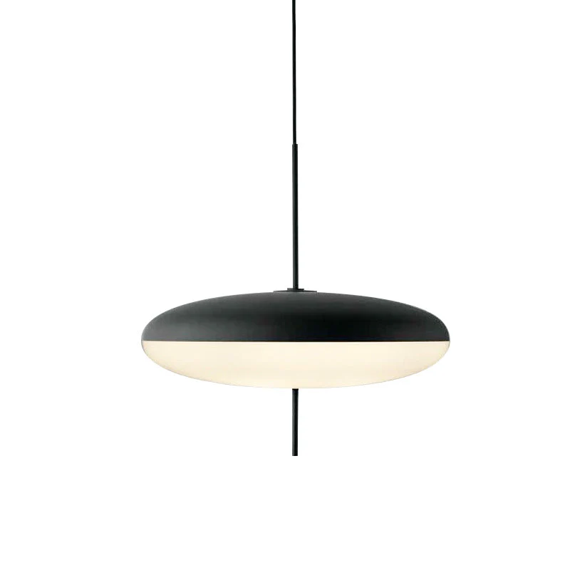 Lustra Pendant Lamp Joined Black-Painted for Living Room - Image 86