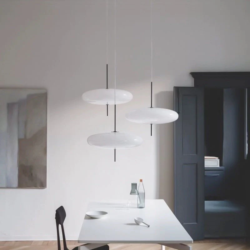 Lustra Pendant Lamp Joined Black-Painted for Living Room - Image 87