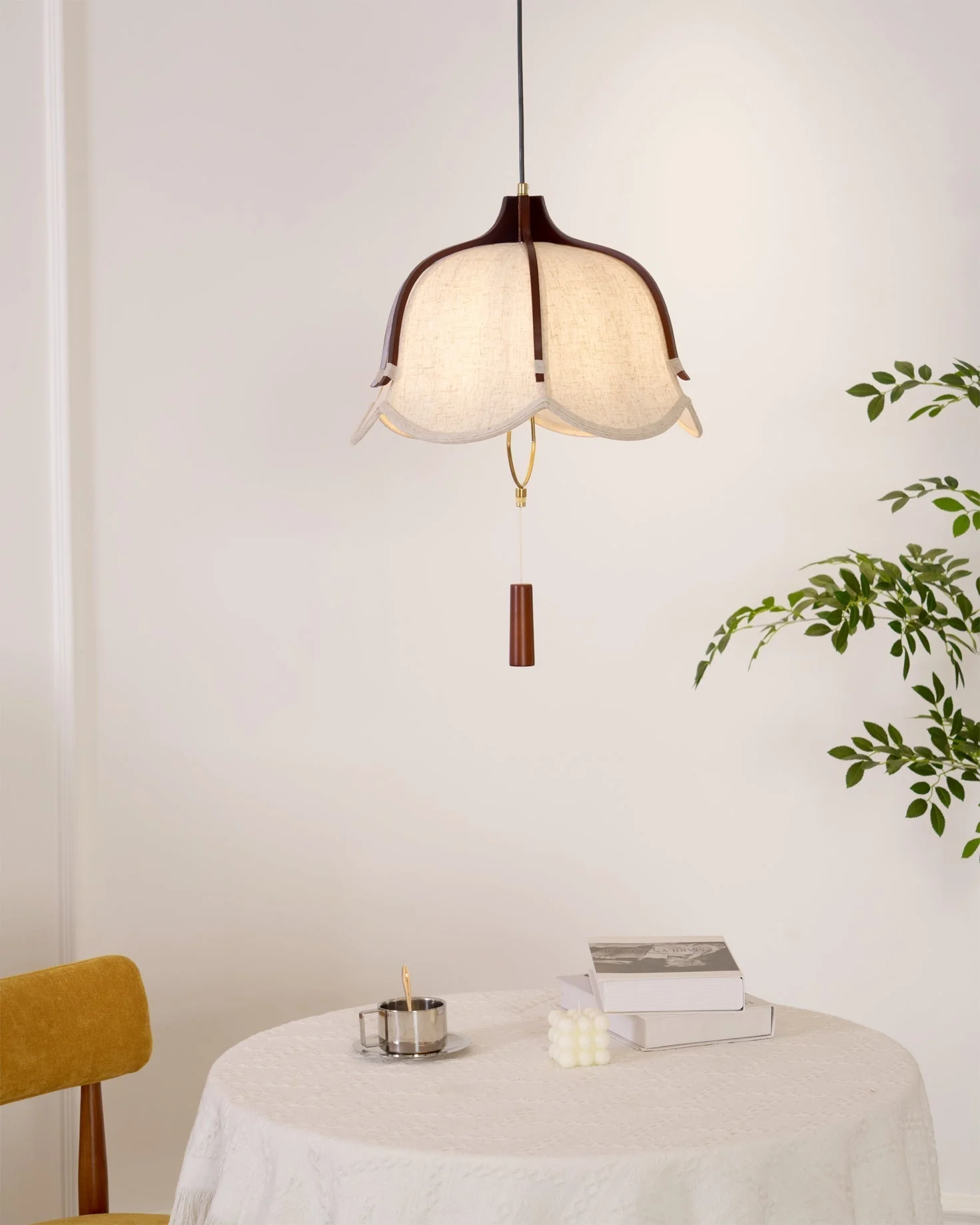 Lustra Pendant Lamp Lantern Modern Fabric - Image 21