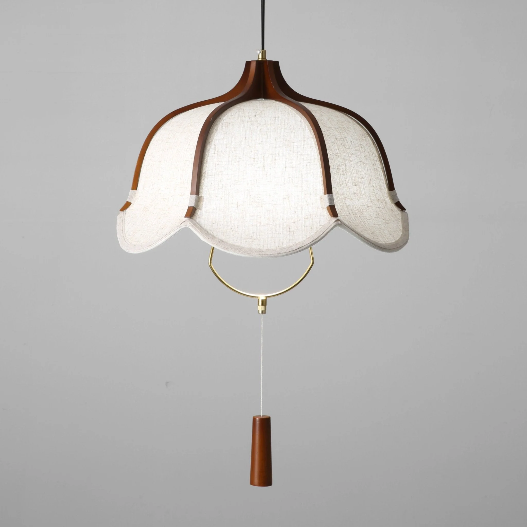 Lustra Pendant Lamp Lantern Modern Fabric - Image 3