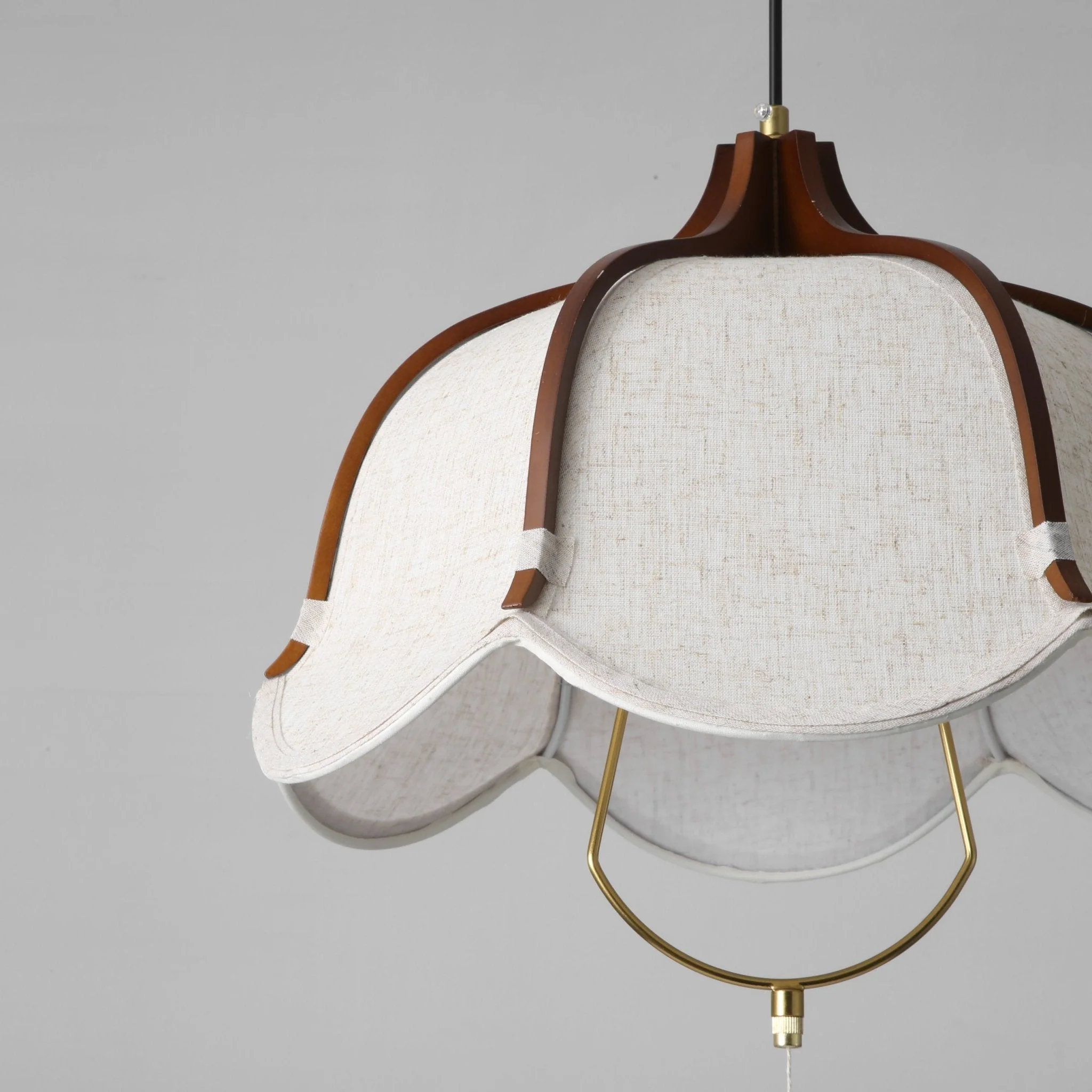 Lustra Pendant Lamp Lantern Modern Fabric - Image 5