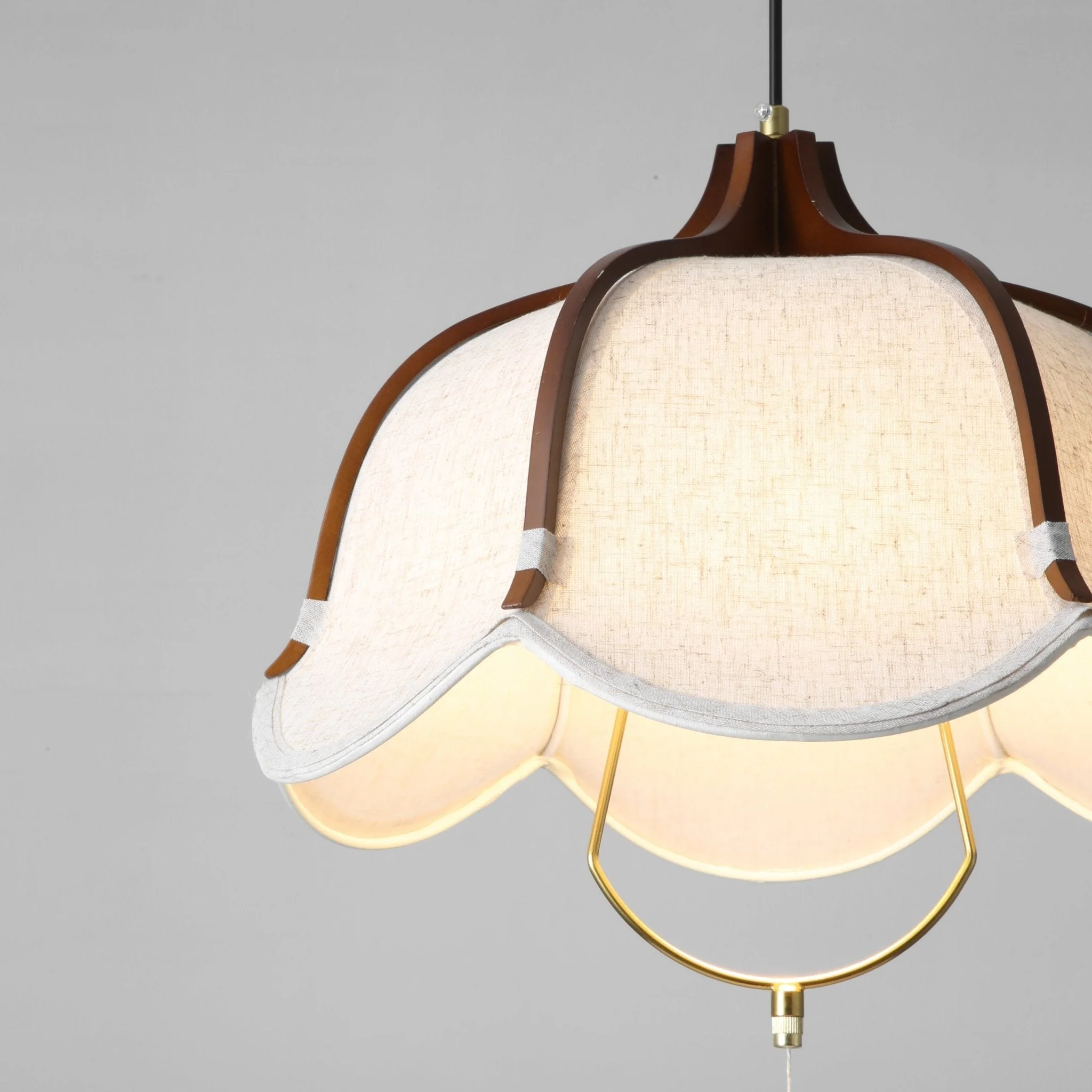 Lustra Pendant Lamp Lantern Modern Fabric - Image 6