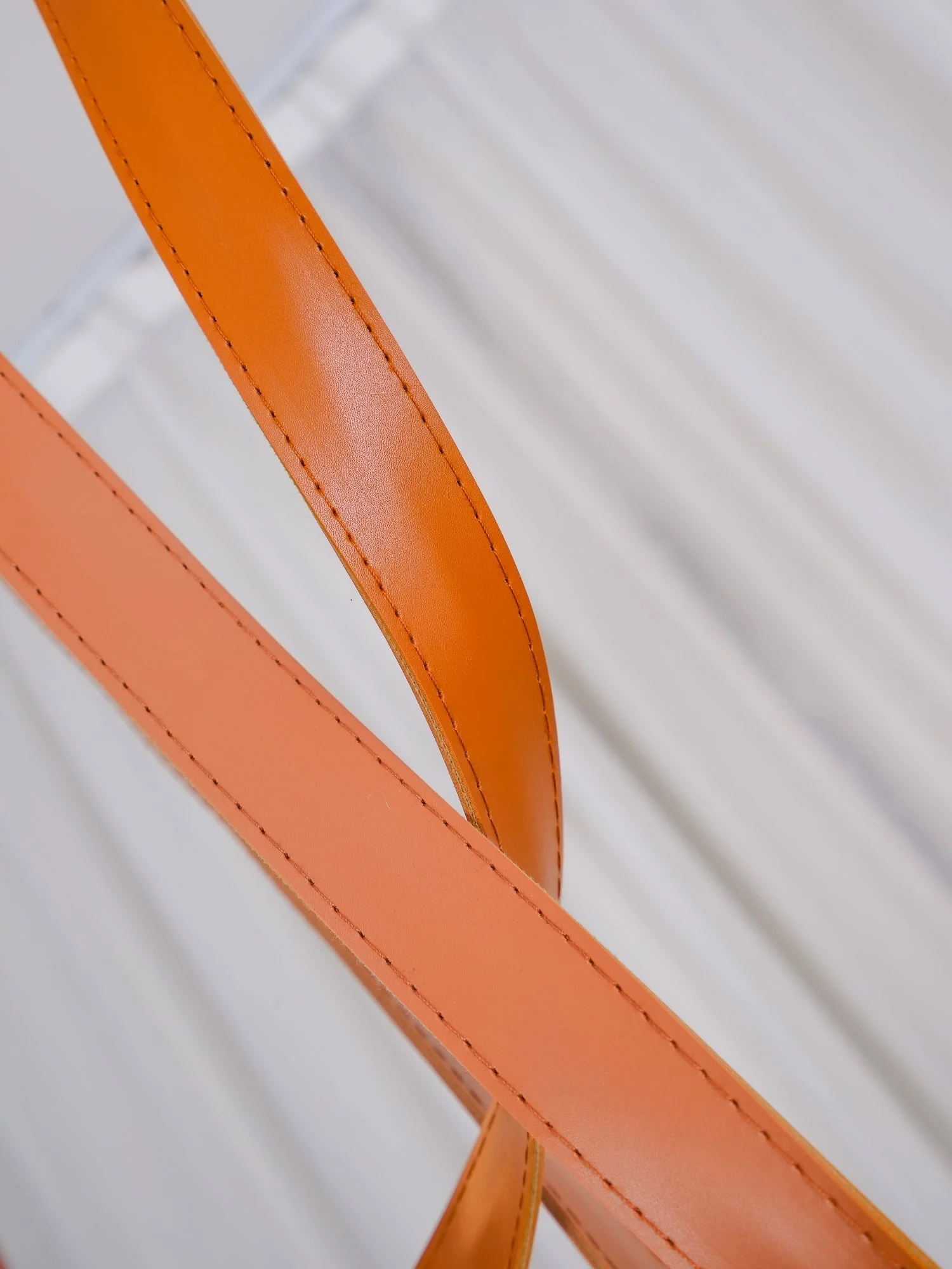 Lustra Pendant Lamp Leather Belt Glass - Image 2