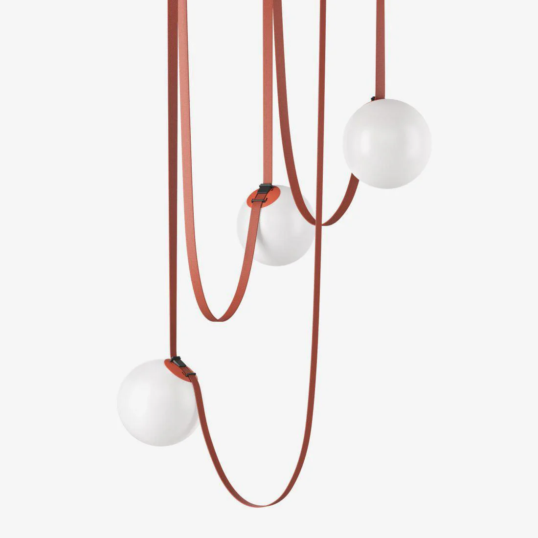 Lustra Pendant Lamp Leather Belt Glass - Image 45