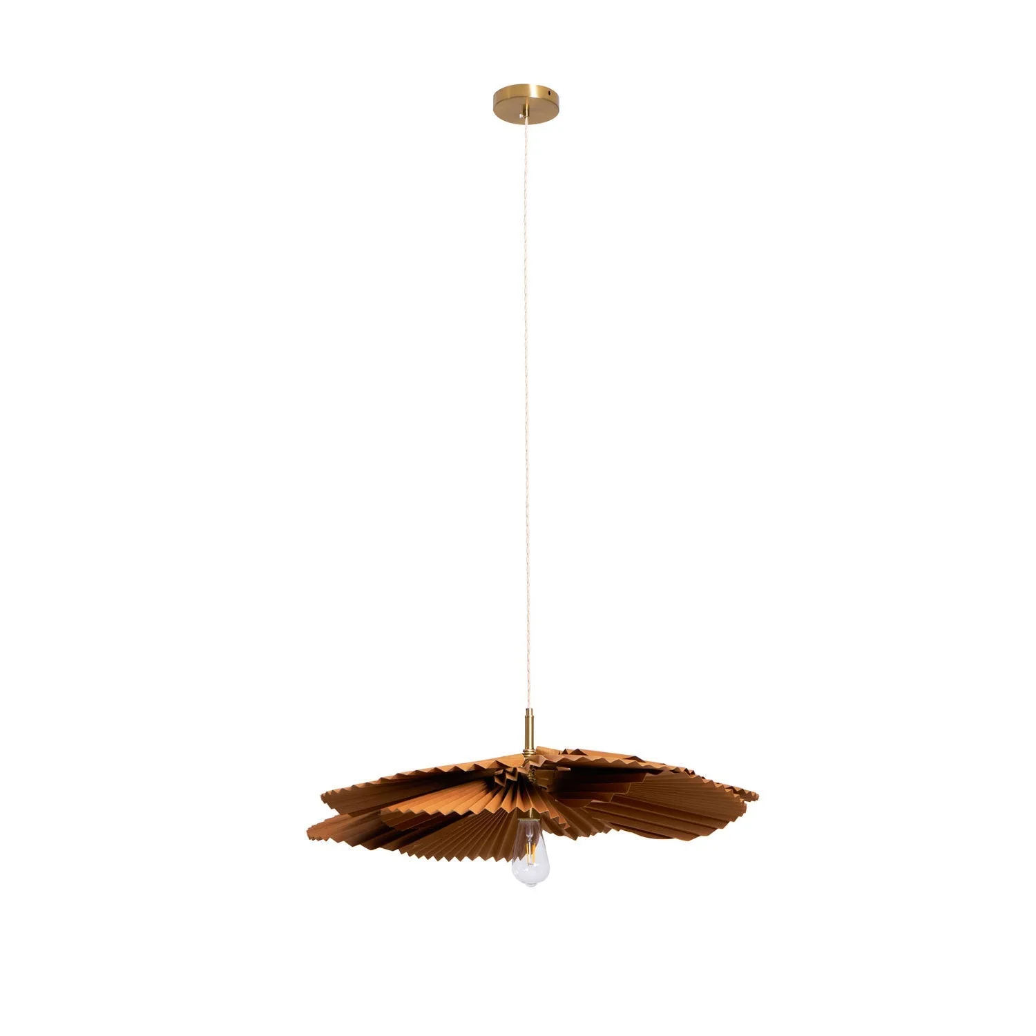 Lustra Pendant Lamp Lotus Leaf Folded Paper Floral - Image 31