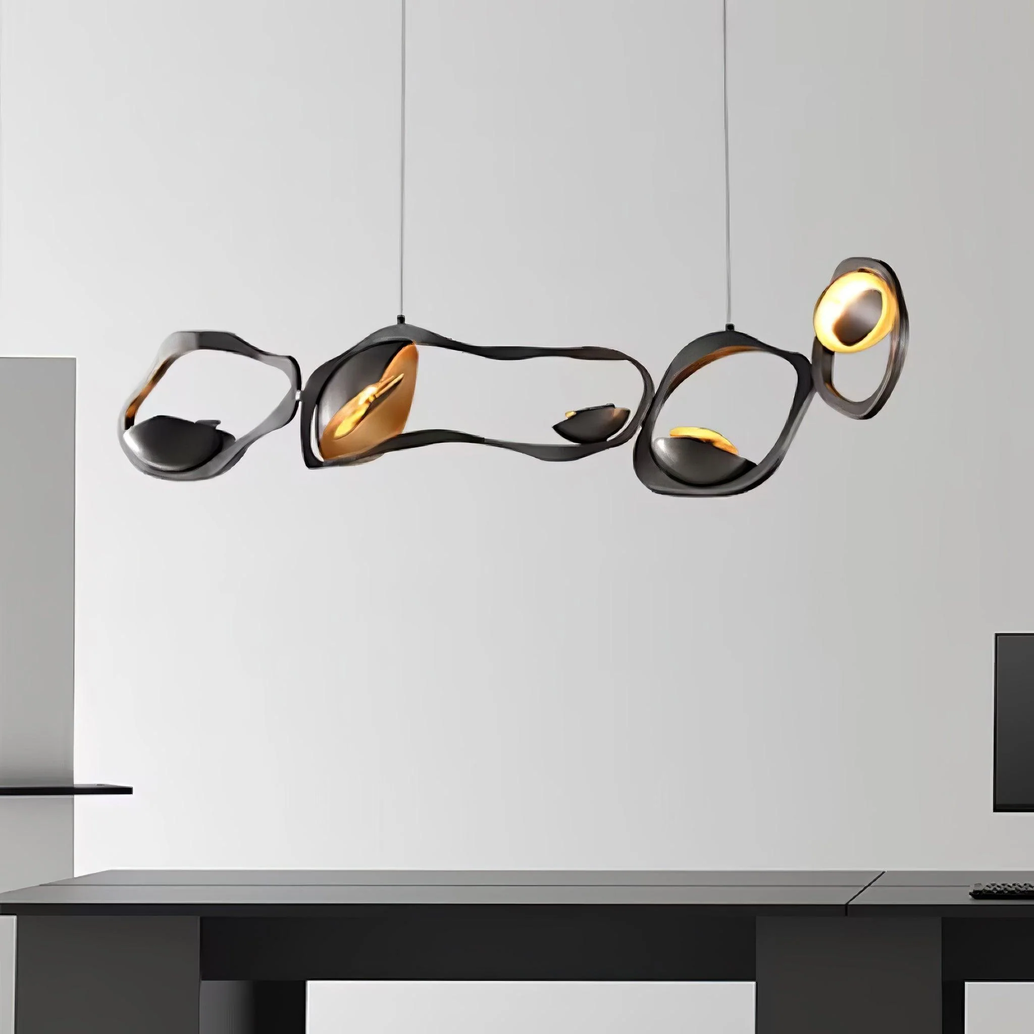 Lustra Pendant Lamp LED Artistic Living Room - Image 11