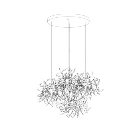 Lustra Pendant Lamp lic Disc Cloud - Image 43