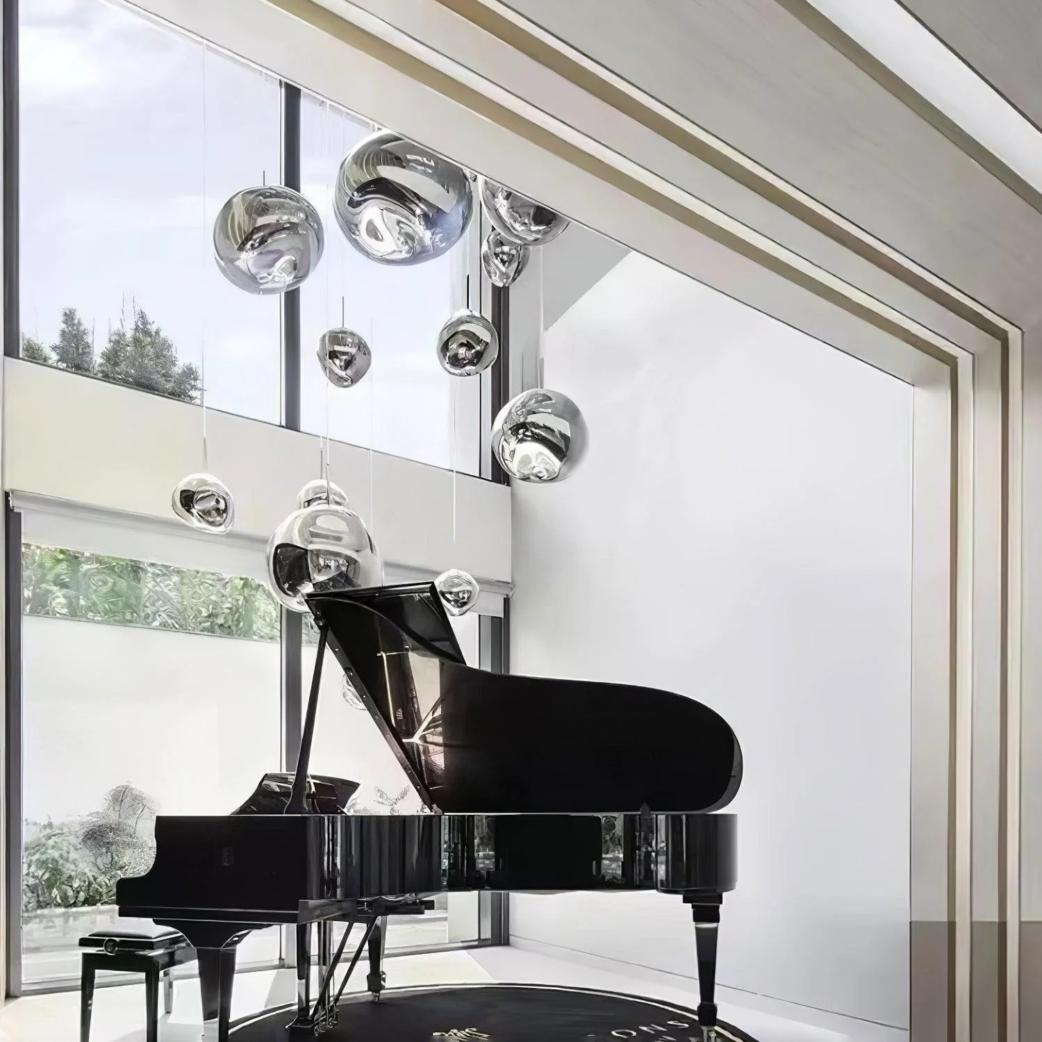 Lustra Pendant Lamp Modern Lava Acrylic - Image 105