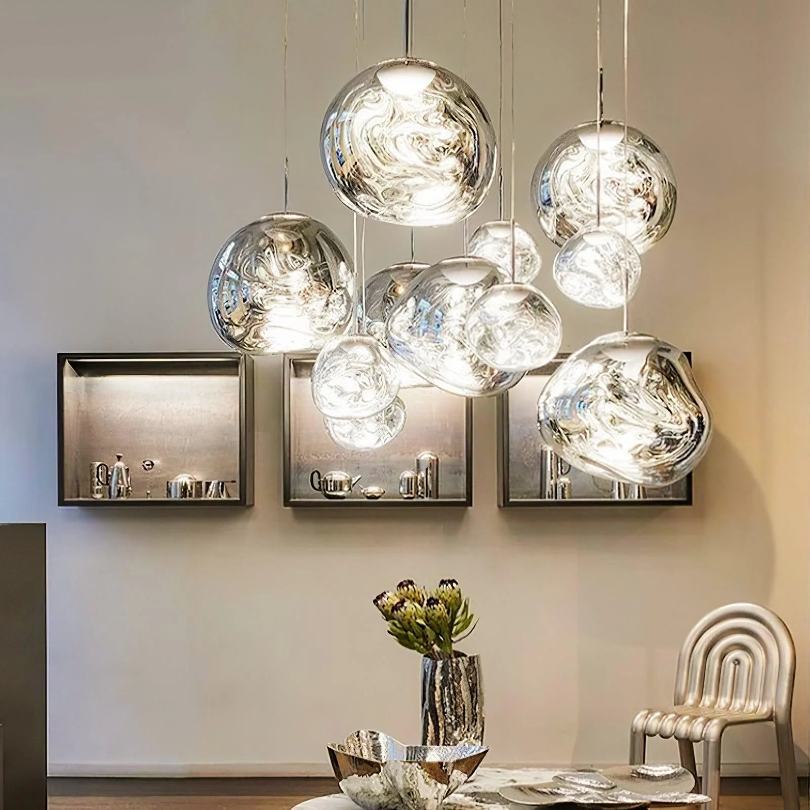 Lustra Pendant Lamp Modern Lava Acrylic - Image 57