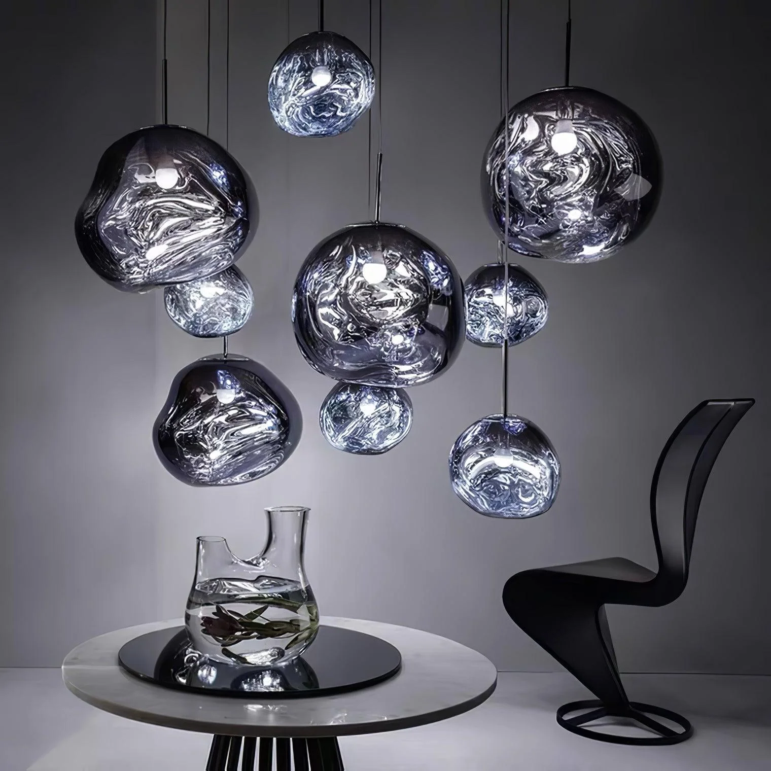 Lustra Pendant Lamp Modern Lava Acrylic - Image 95